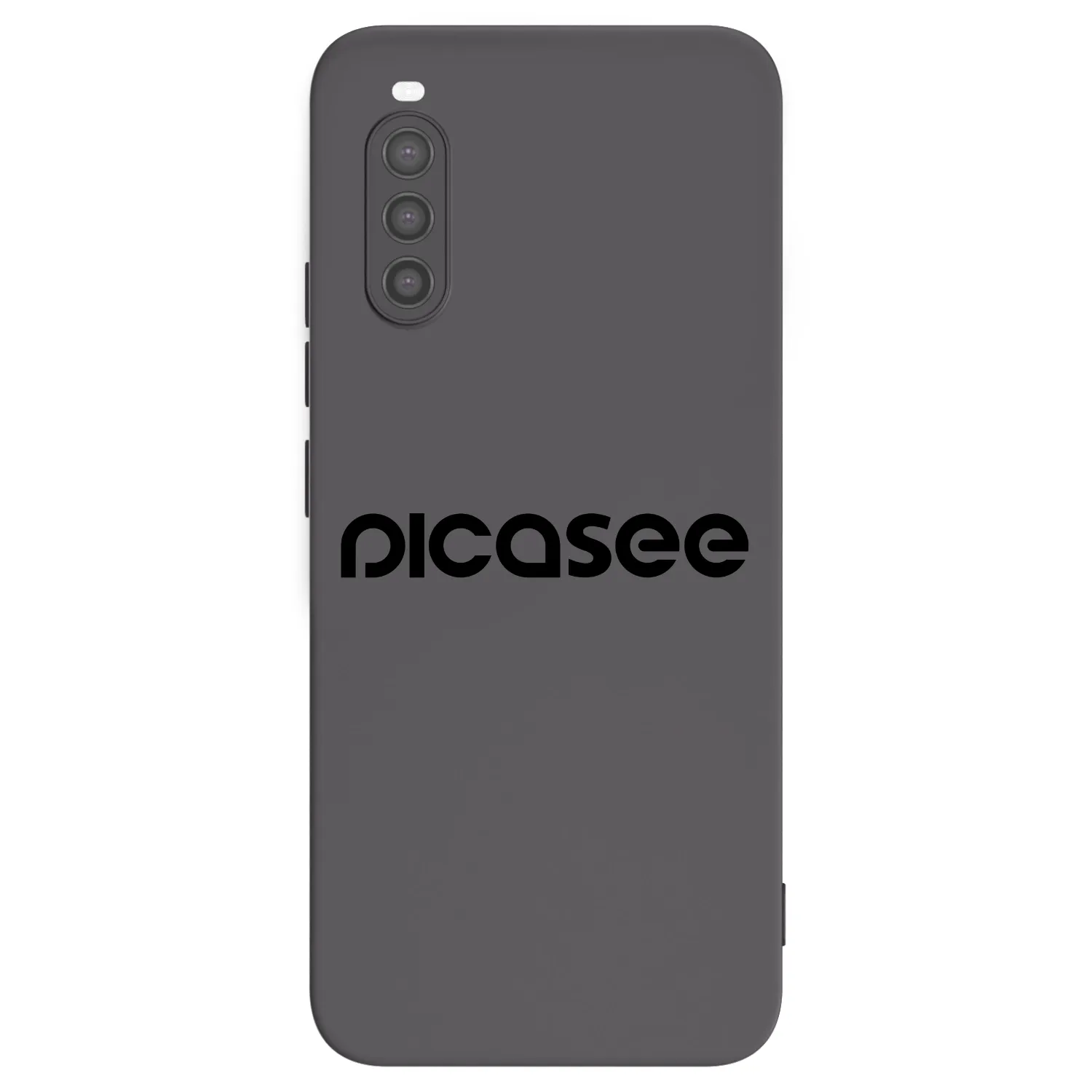 Picasee silikonski črni ovitek za Sony Xperia 10 II - Picasee - new logo - black