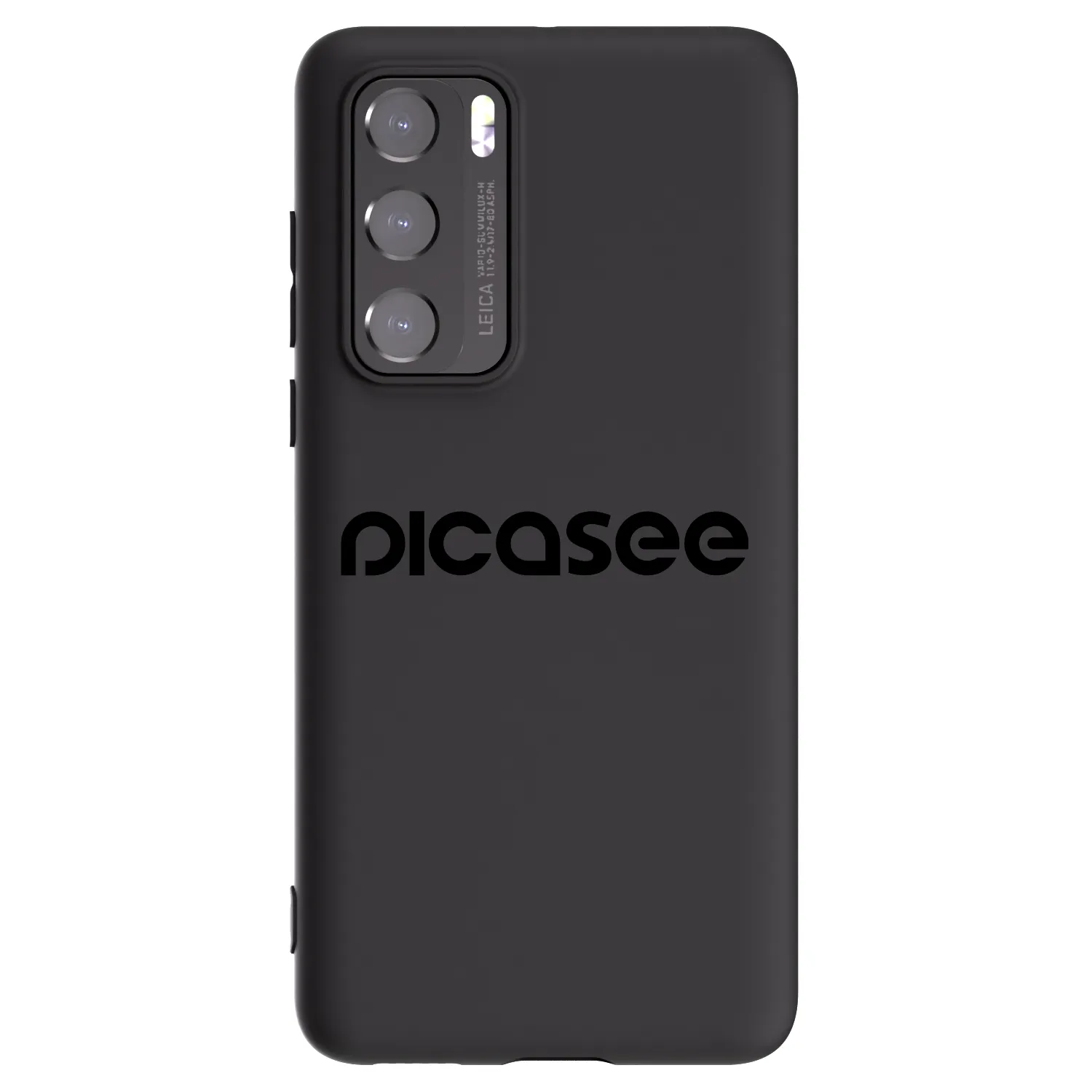 Picasee silikonski črni ovitek za Huawei P40 - Picasee - new logo - black