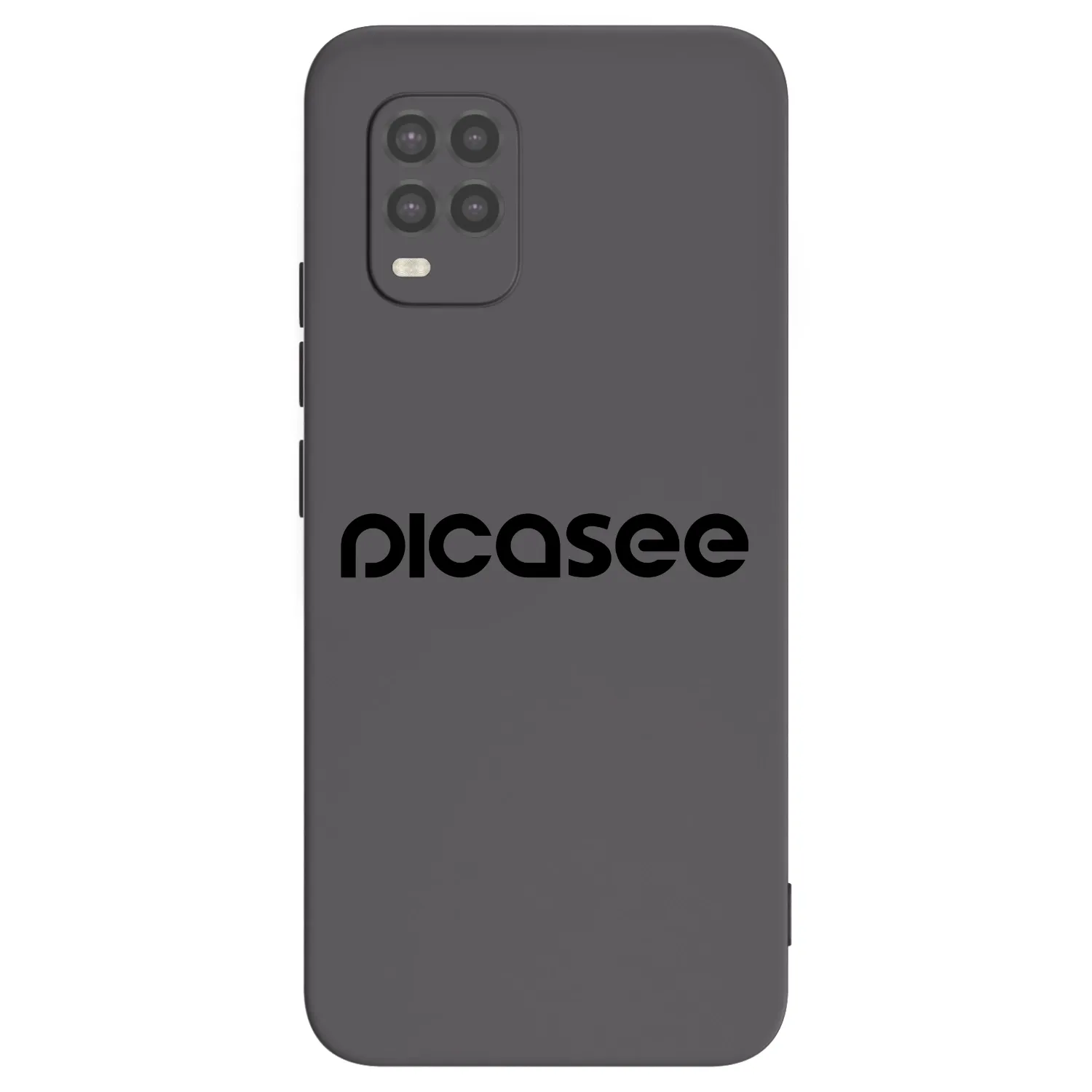 Picasee silikonski črni ovitek za Xiaomi Mi 10 Lite - Picasee - new logo - black