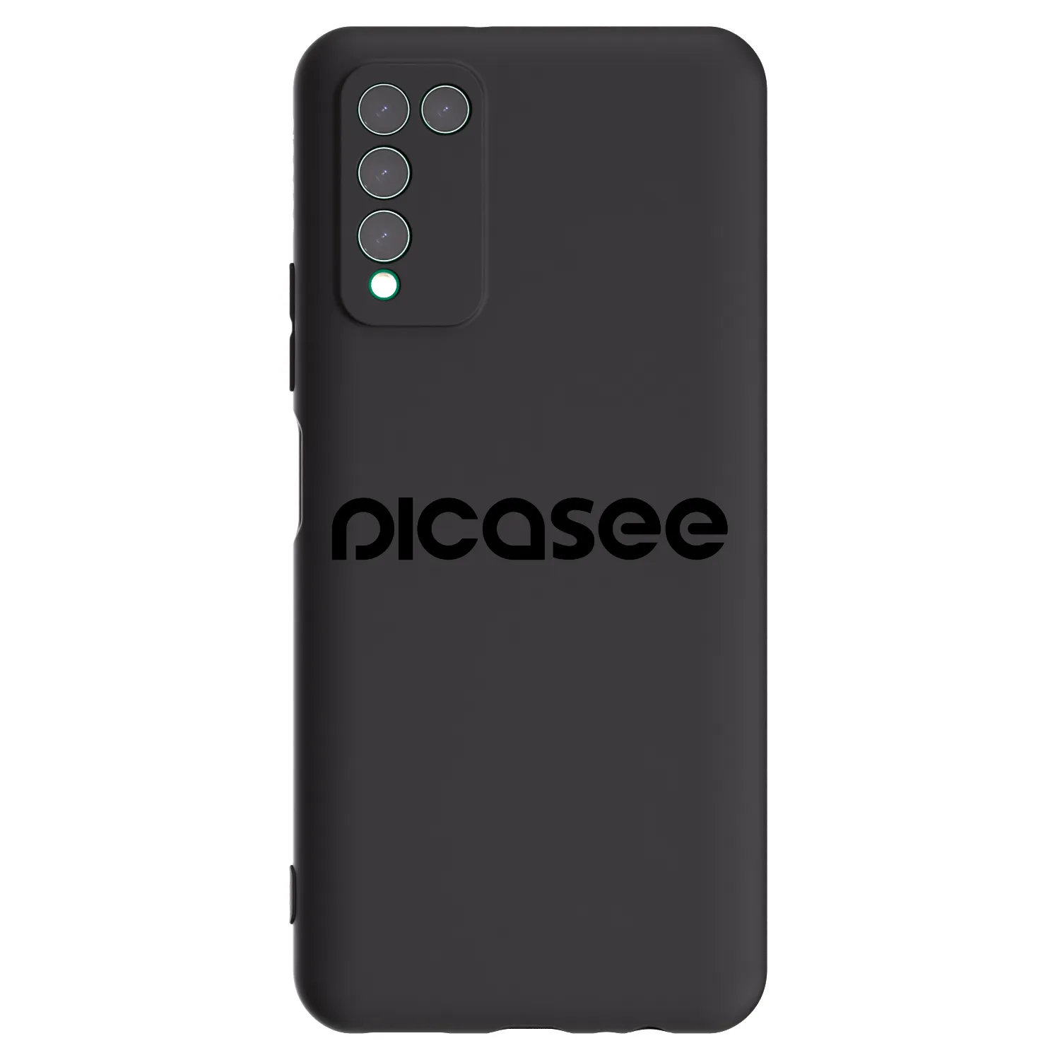Picasee silikonski črni ovitek za Honor 10X Lite - Picasee - new logo - black