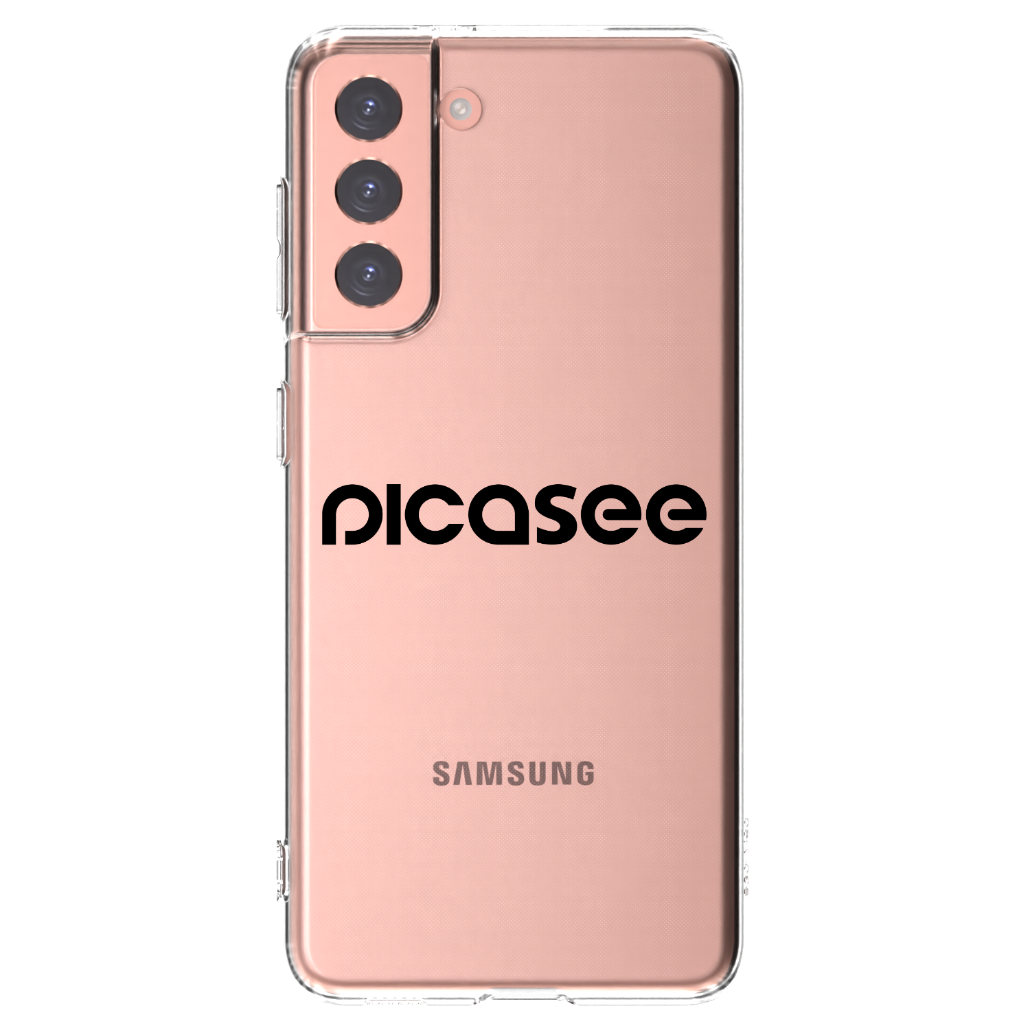 Picasee silikonski prozorni ovitek za Samsung Galaxy S21 5G G991B - Picasee - new logo - black