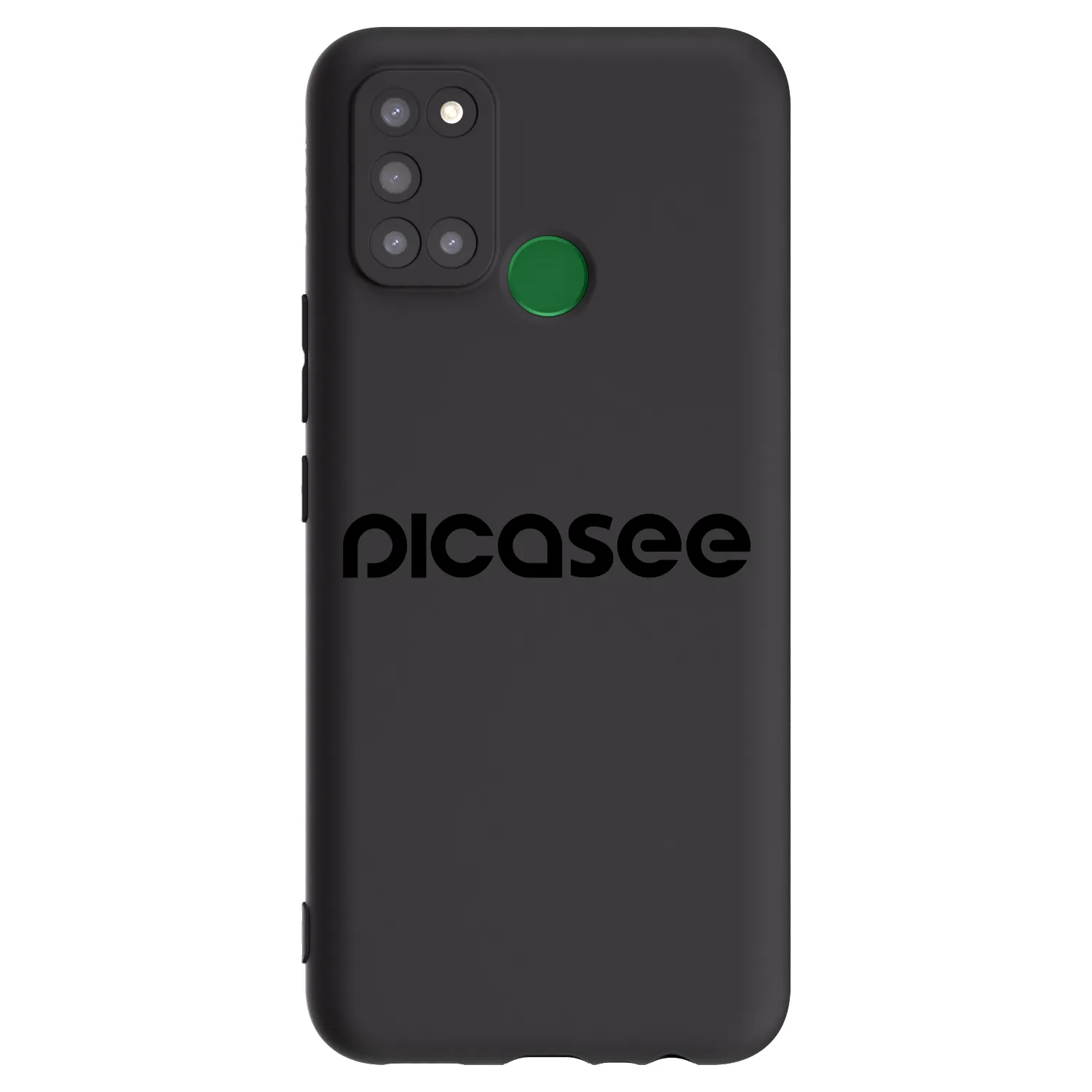 Picasee silikonski črni ovitek za Realme 7i - Picasee - new logo - black