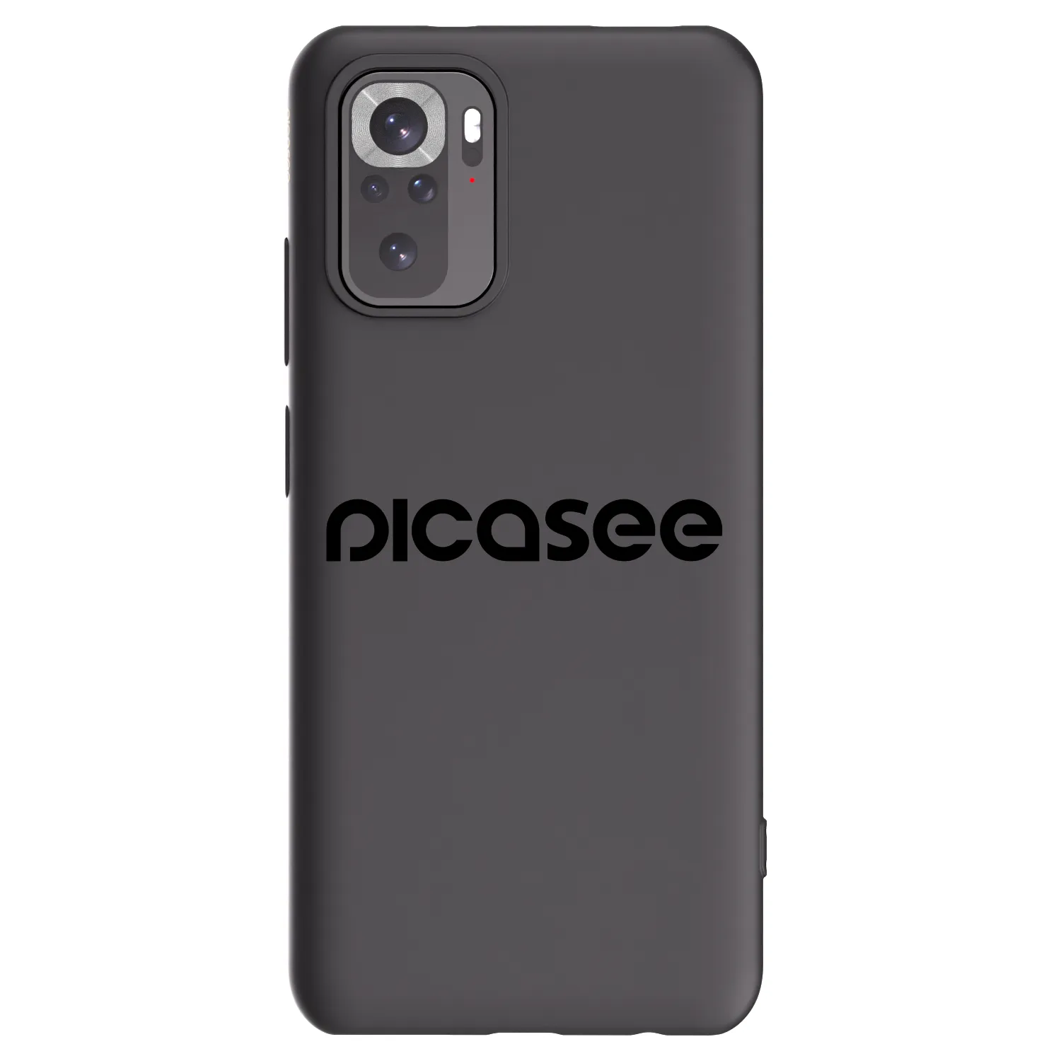Picasee silikonski črni ovitek za Xiaomi Redmi Note 10S - Picasee - new logo - black