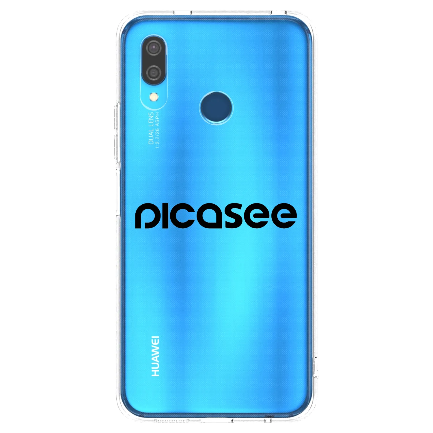 Picasee silikonski prozorni ovitek za Huawei P20 Lite - Picasee - new logo - black