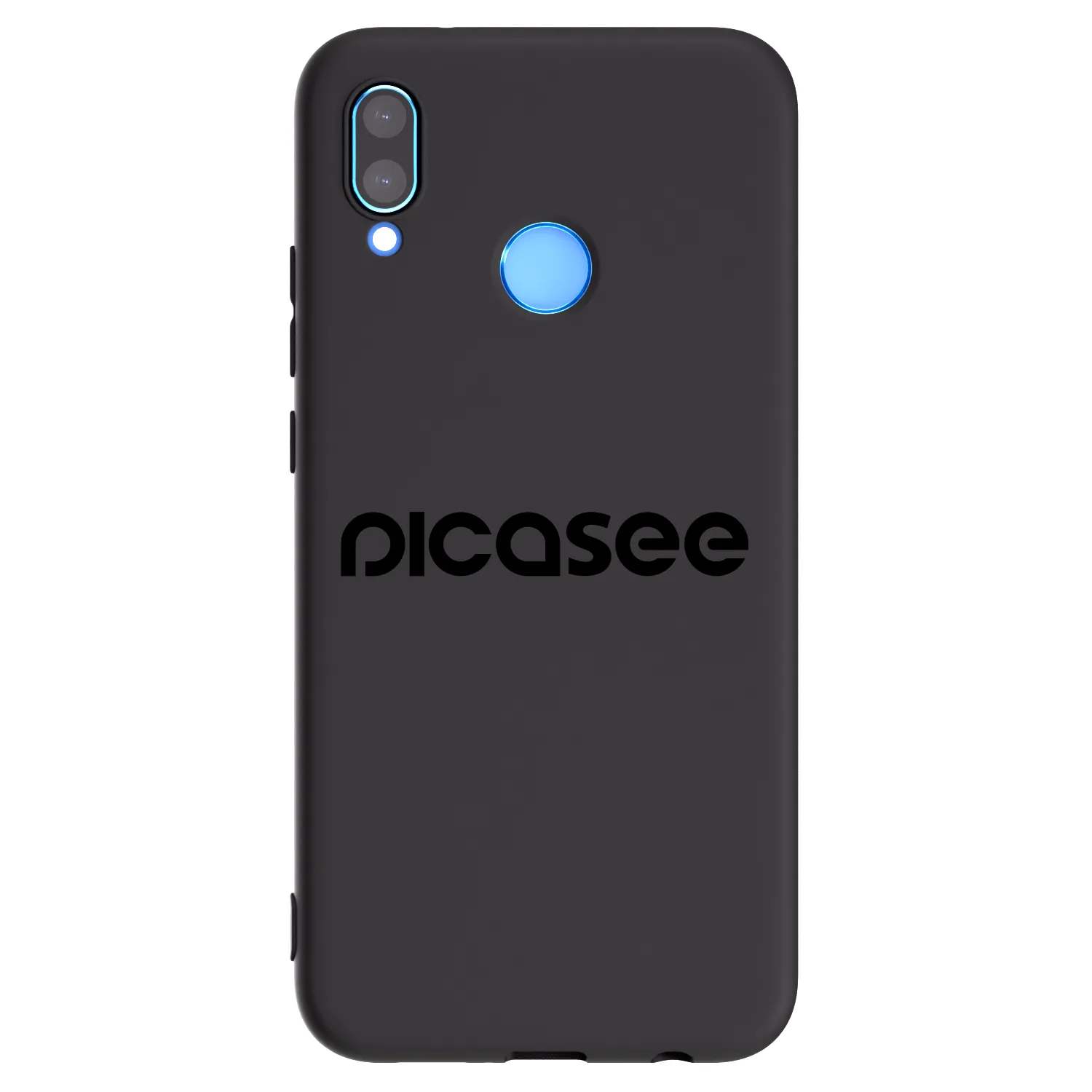 Picasee silikonski črni ovitek za Huawei P20 Lite - Picasee - new logo - black