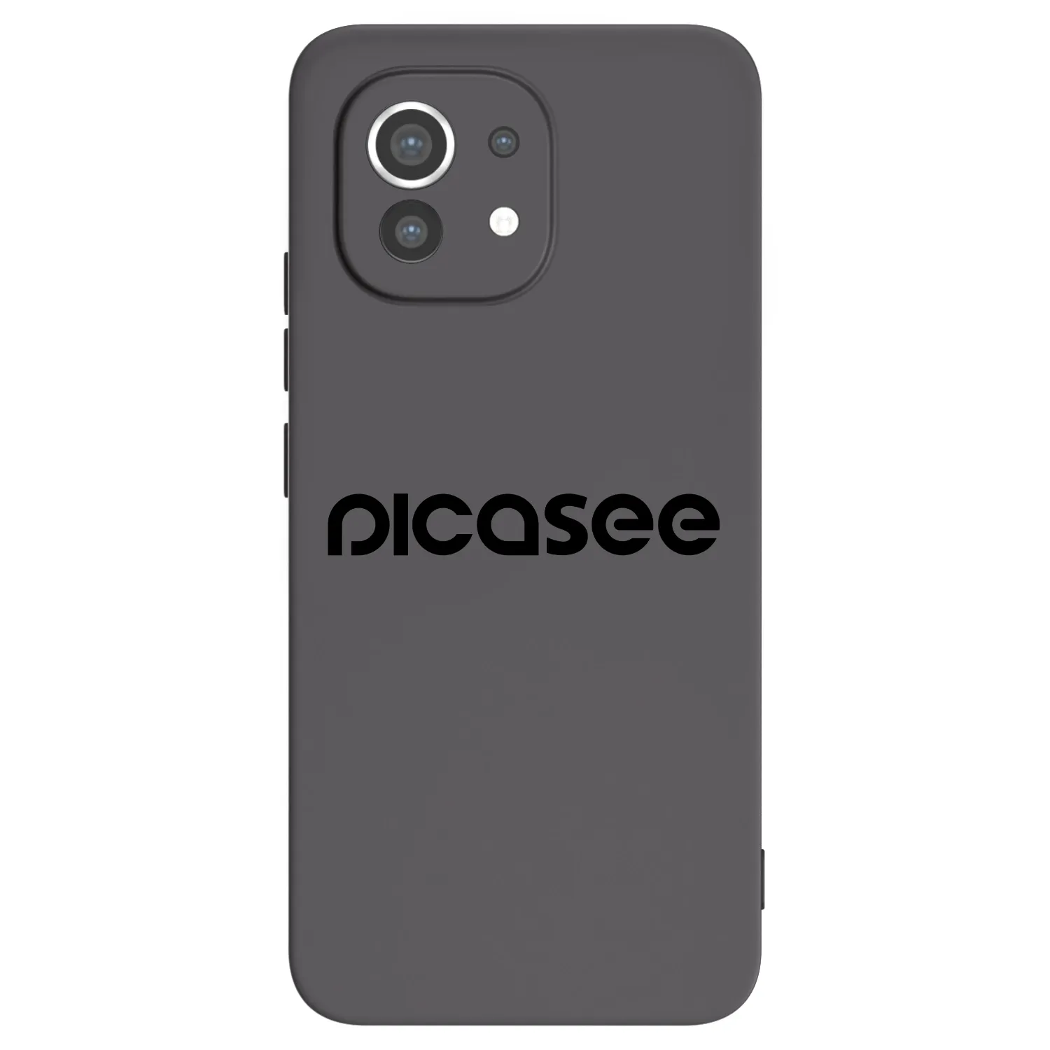 Picasee silikonski črni ovitek za Xiaomi Mi 11 - Picasee - new logo - black