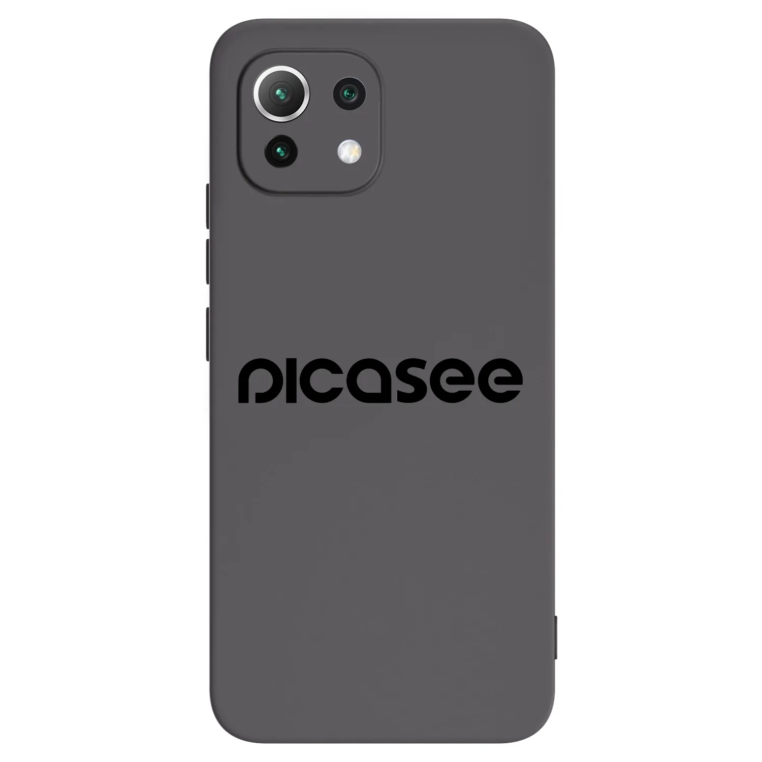 Picasee silikonski črni ovitek za Xiaomi Mi 11 Lite - Picasee - new logo - black