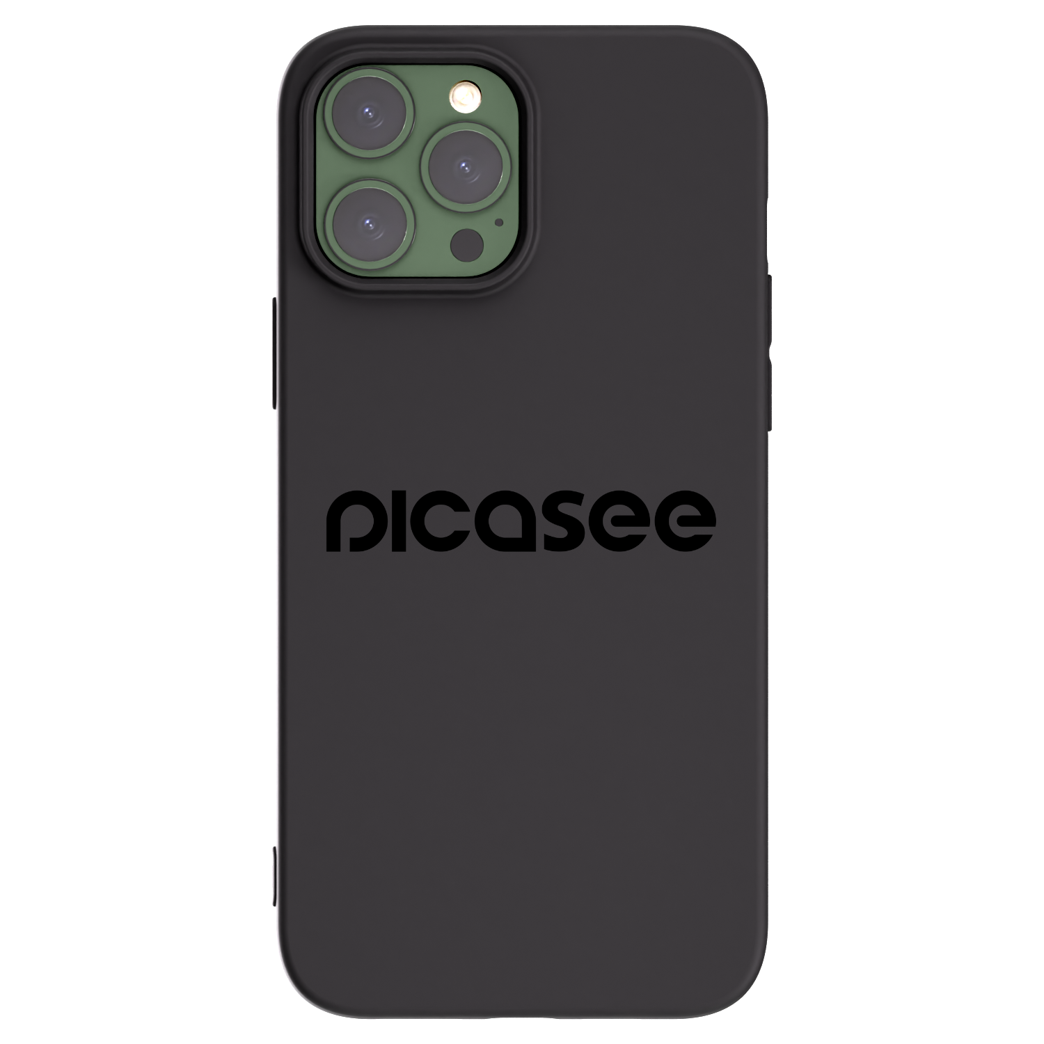 Picasee silikonski črni ovitek za Apple iPhone 13 Pro Max - Picasee - new logo - black