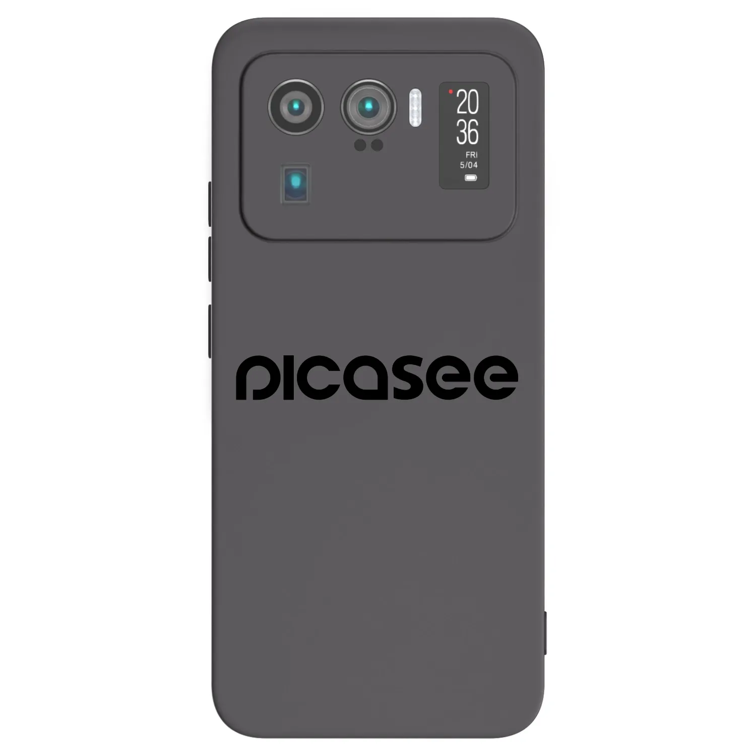 Picasee silikonski črni ovitek za Xiaomi Mi 11 Ultra - Picasee - new logo - black