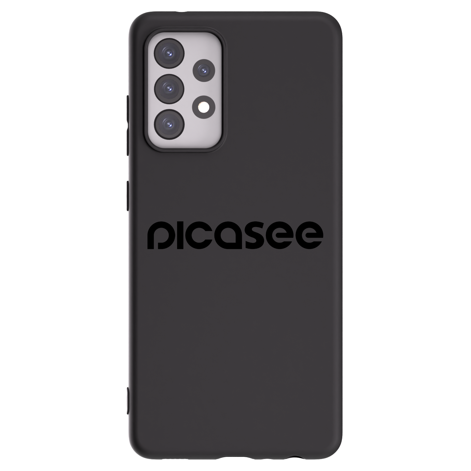 Picasee silikonski črni ovitek za Samsung Galaxy A52s 5G A528B - Picasee - new logo - black