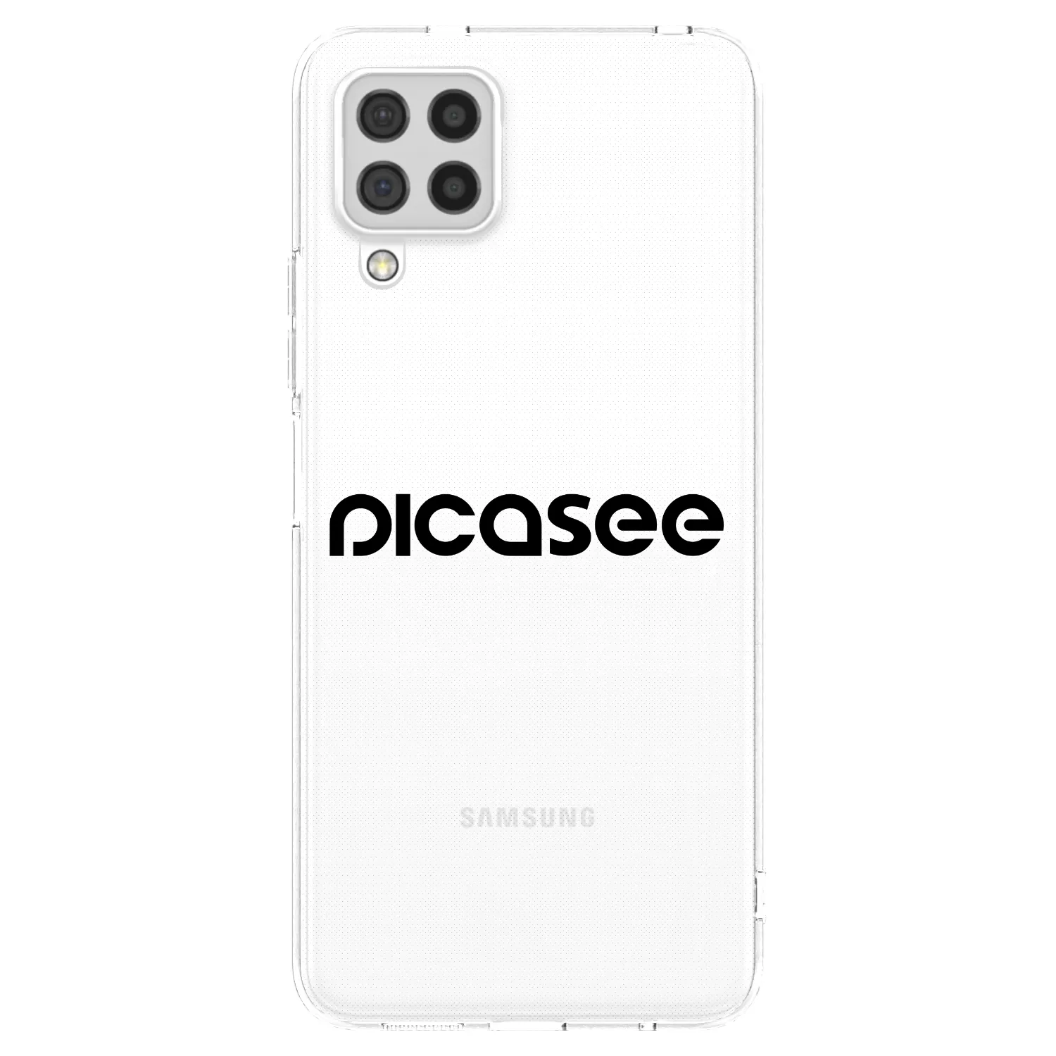 Picasee silikonski prozorni ovitek za Samsung Galaxy A22 A225F 4G - Picasee - new logo - black