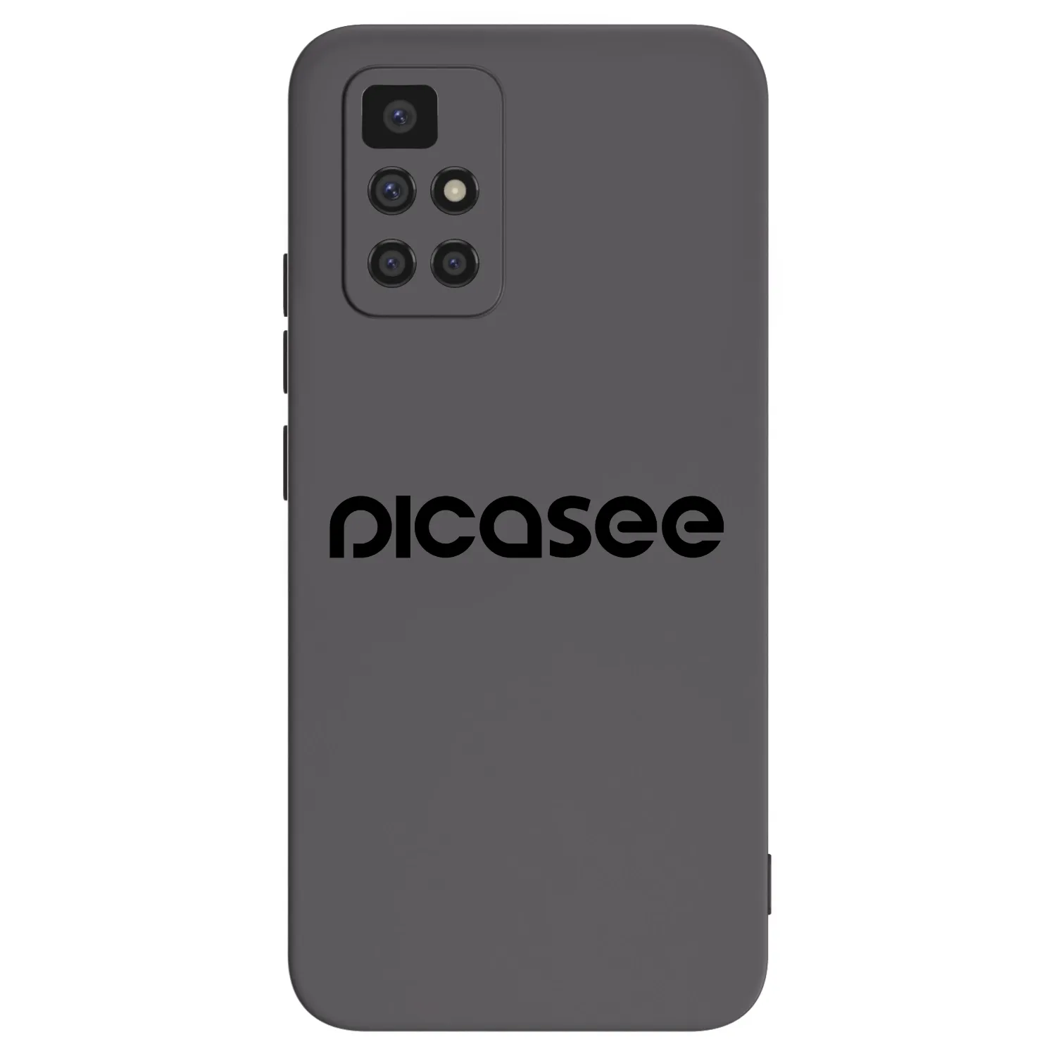 Picasee silikonski črni ovitek za Xiaomi Redmi 10 - Picasee - new logo - black