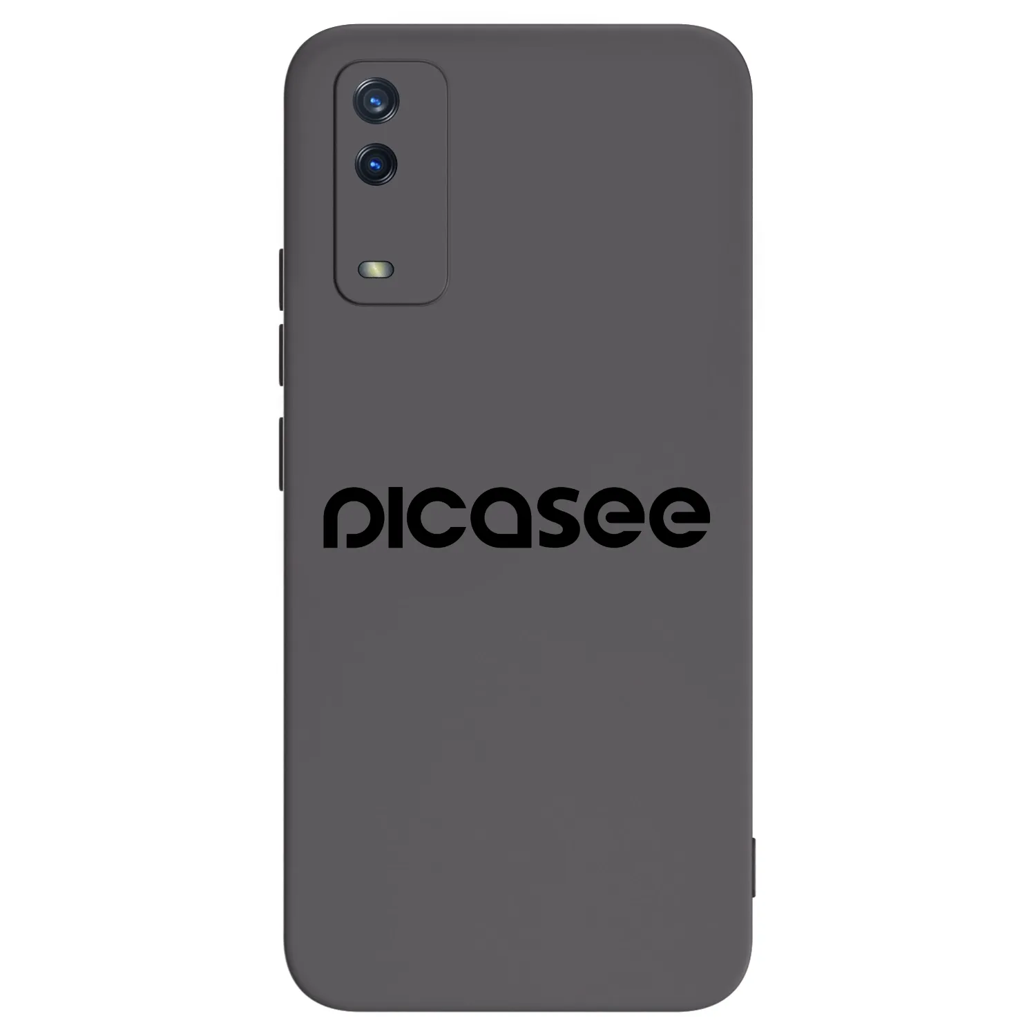 Picasee silikonski črni ovitek za Vivo Y11s - Picasee - new logo - black