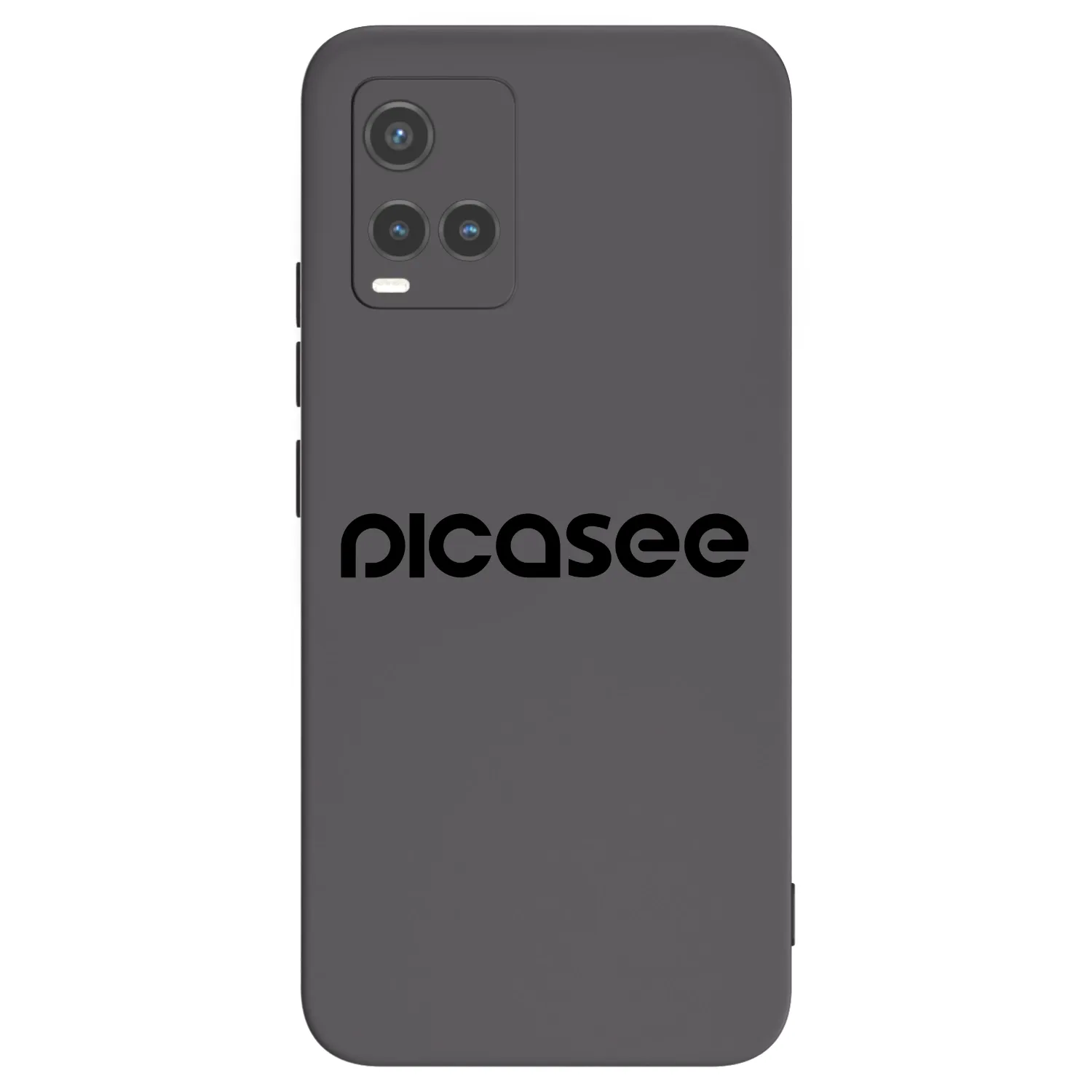 Picasee silikonski črni ovitek za Vivo Y33s - Picasee - new logo - black