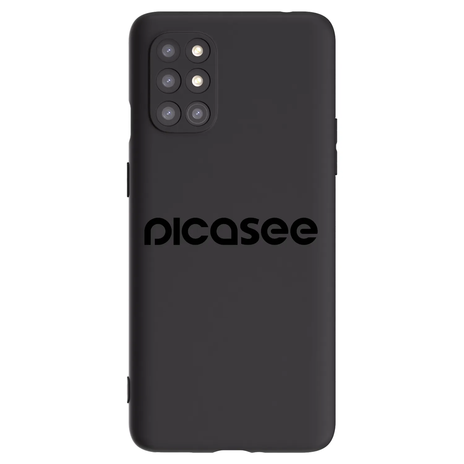 Picasee silikonski črni ovitek za OnePlus 8T - Picasee - new logo - black