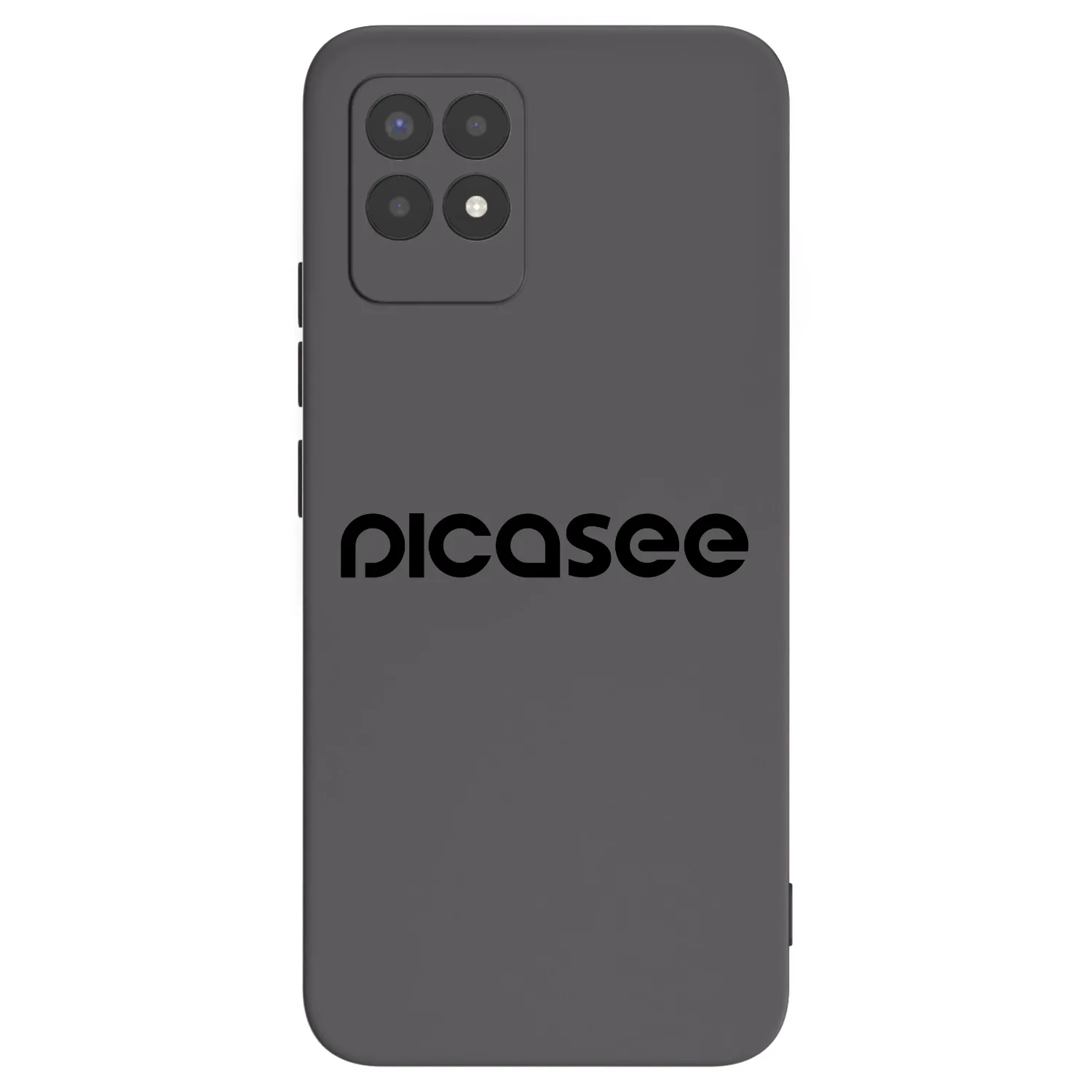 Picasee silikonski črni ovitek za Realme 8i - Picasee - new logo - black