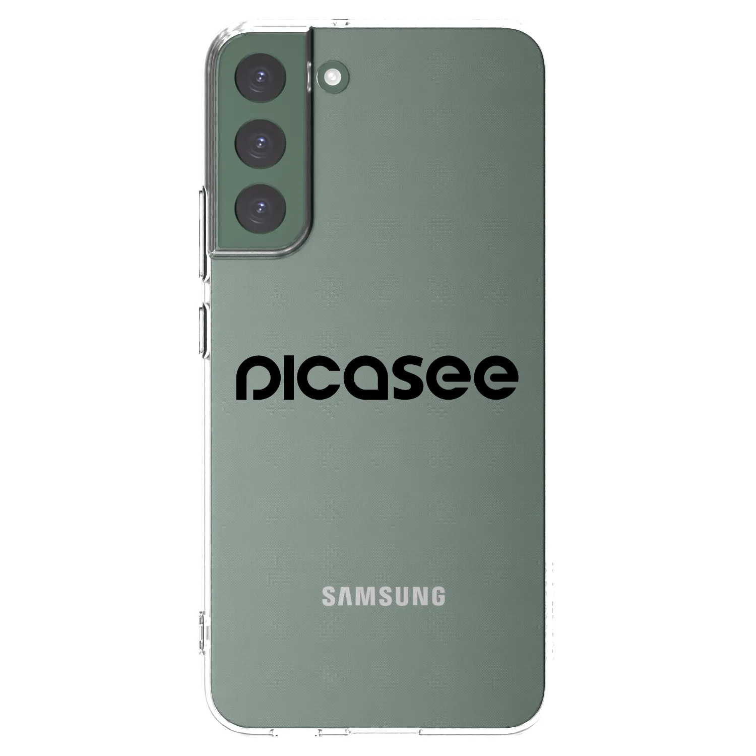 Picasee silikonski prozorni ovitek za Samsung Galaxy S22+ 5G - Picasee - new logo - black