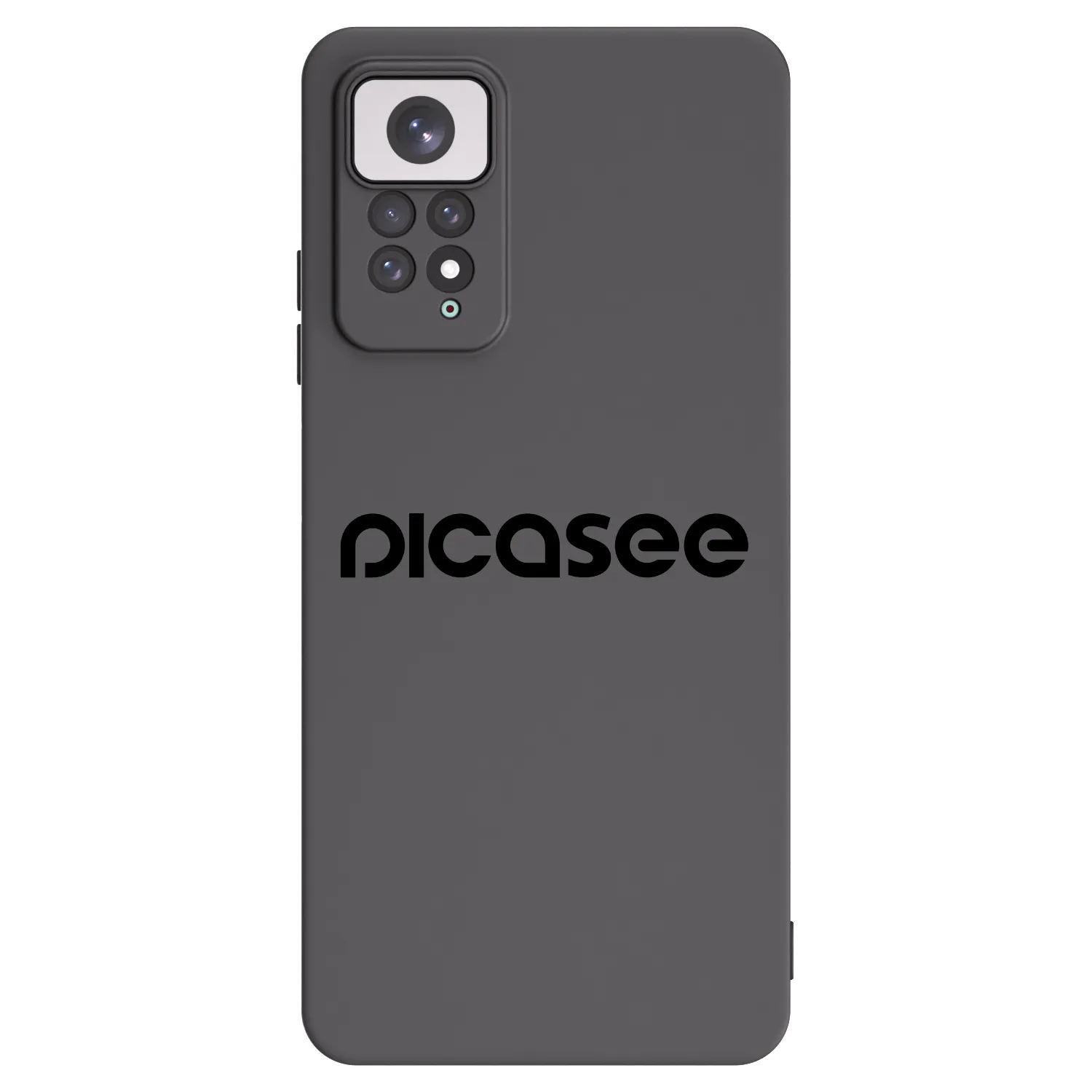 Picasee silikonski črni ovitek za Xiaomi Redmi Note 11 - Picasee - new logo - black