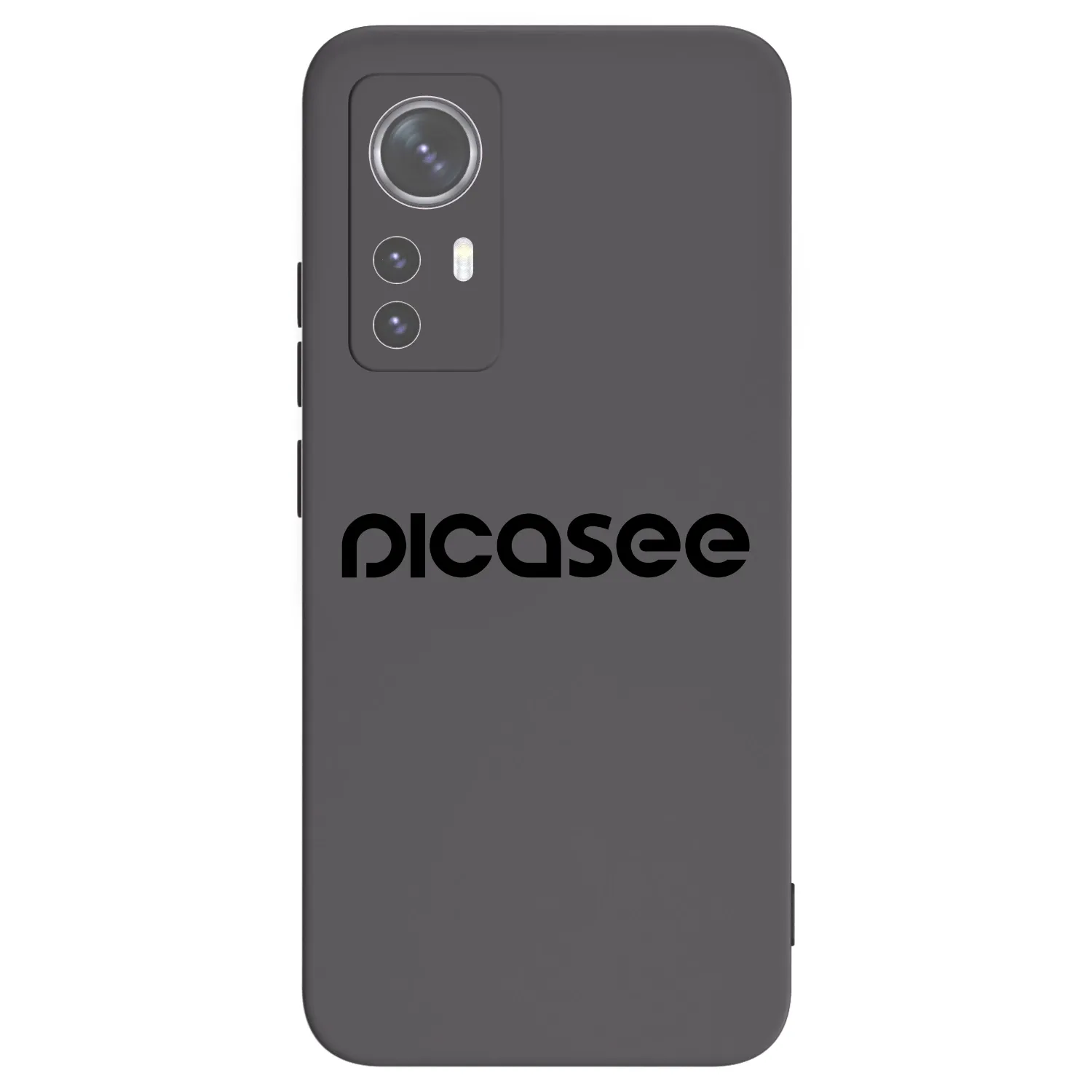 Picasee silikonski črni ovitek za Xiaomi 12 - Picasee - new logo - black