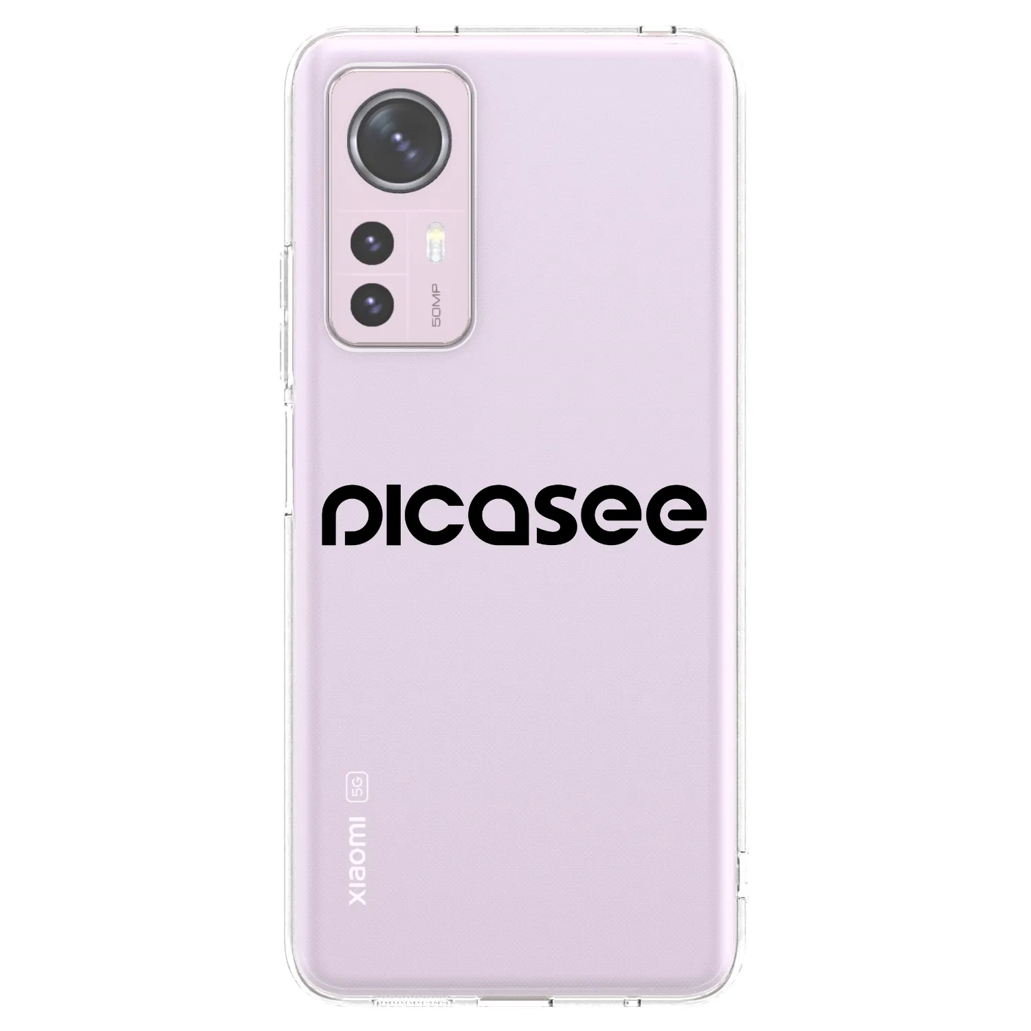Picasee silikonski prozorni ovitek za Xiaomi 12 - Picasee - new logo - black