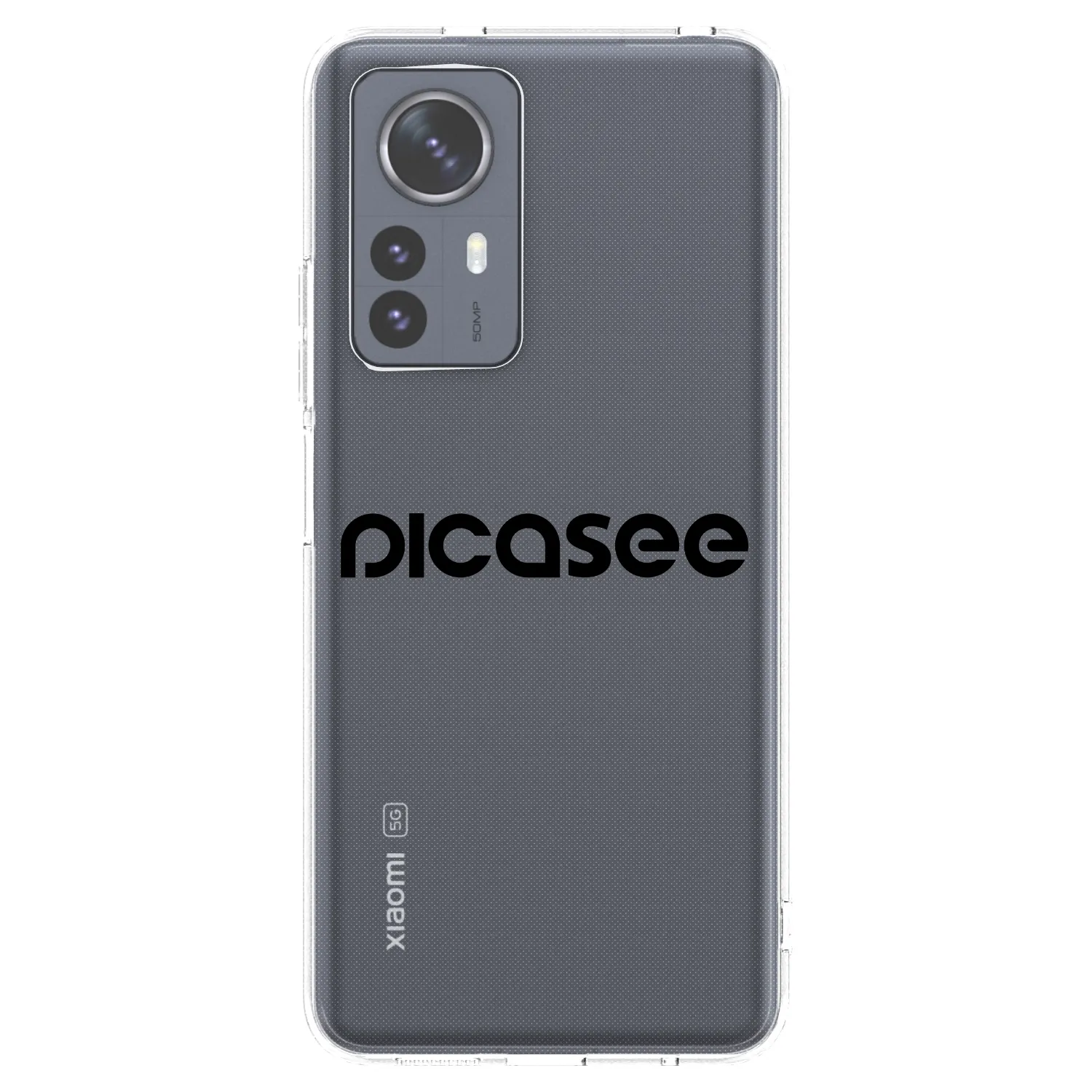 Picasee silikonski prozorni ovitek za Xiaomi 12 Pro - Picasee - new logo - black