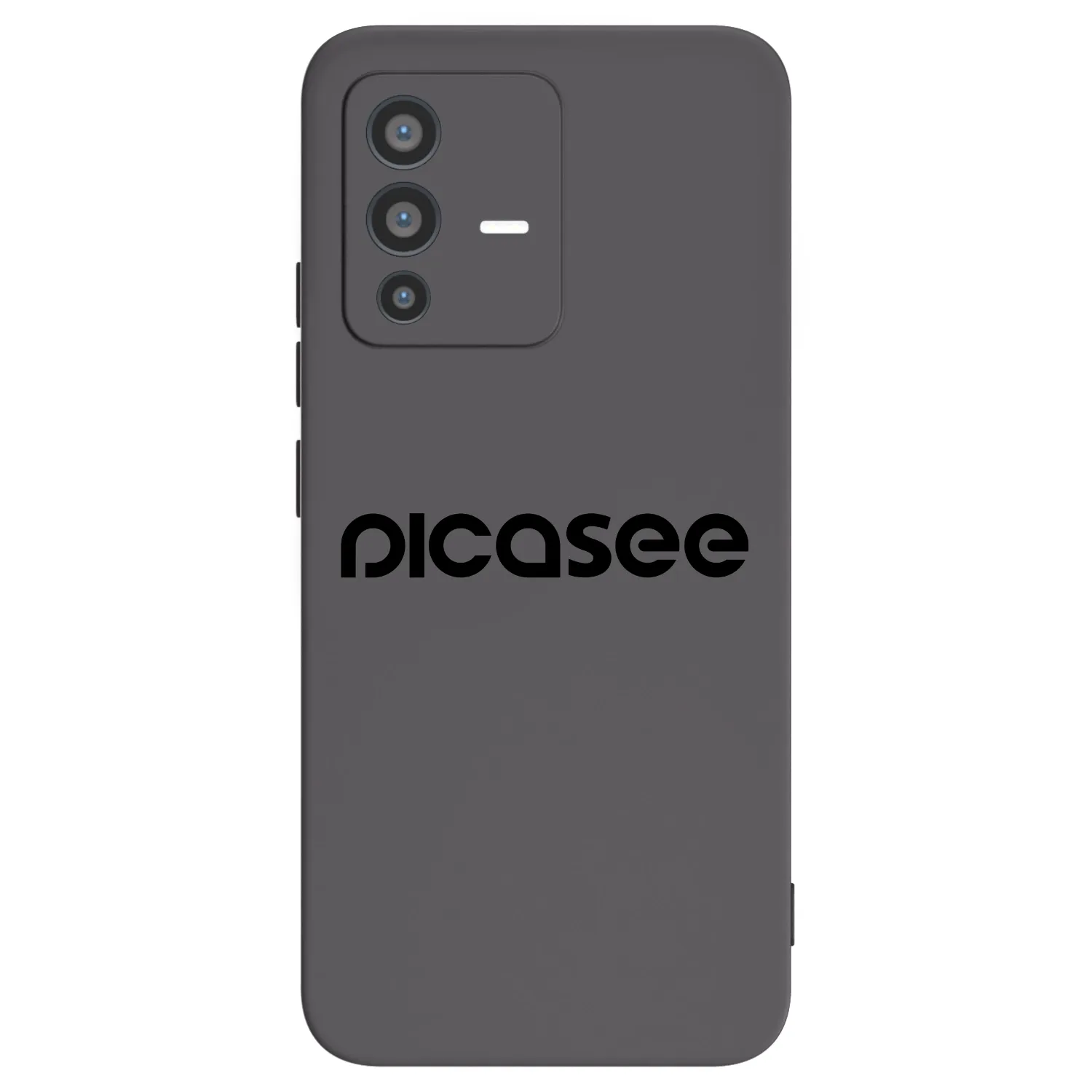 Picasee silikonski črni ovitek za Vivo V23 5G - Picasee - new logo - black