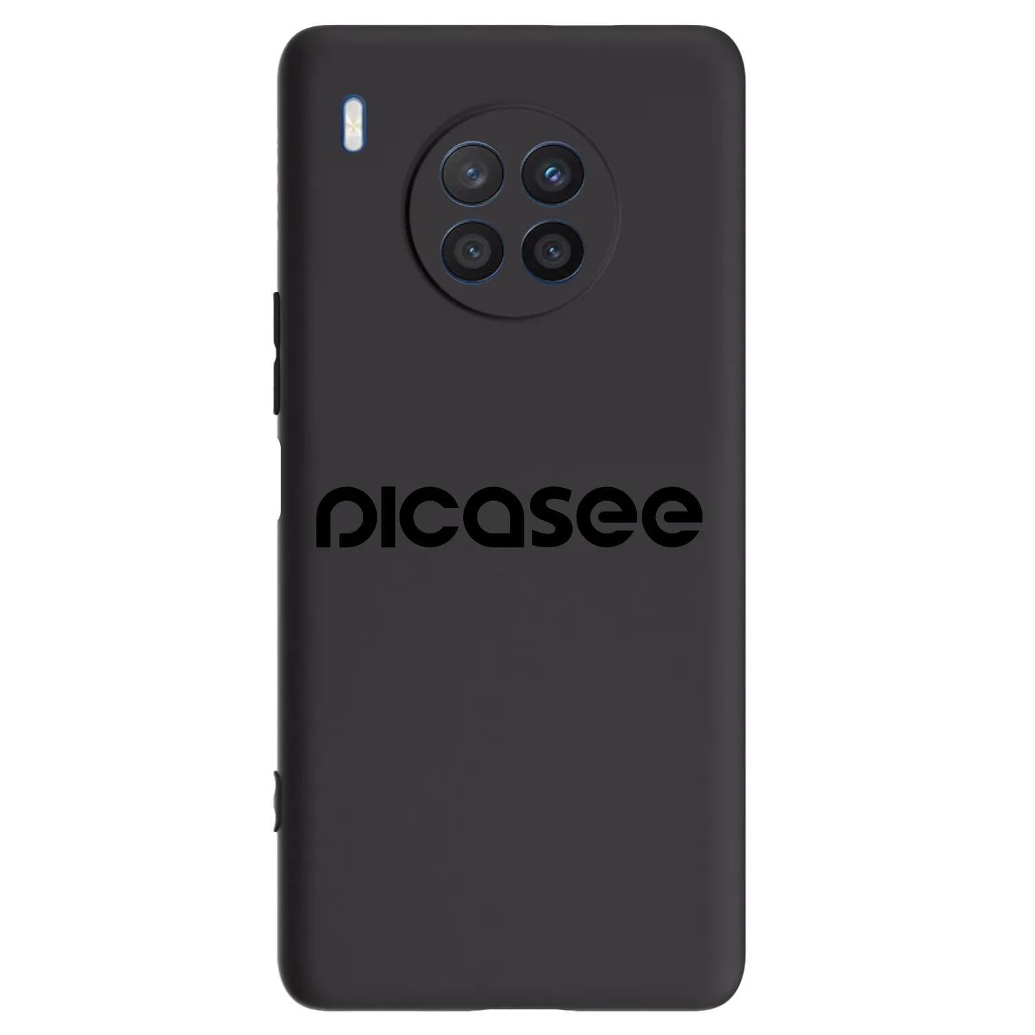 Picasee silikonski črni ovitek za Honor 50 Lite - Picasee - new logo - black