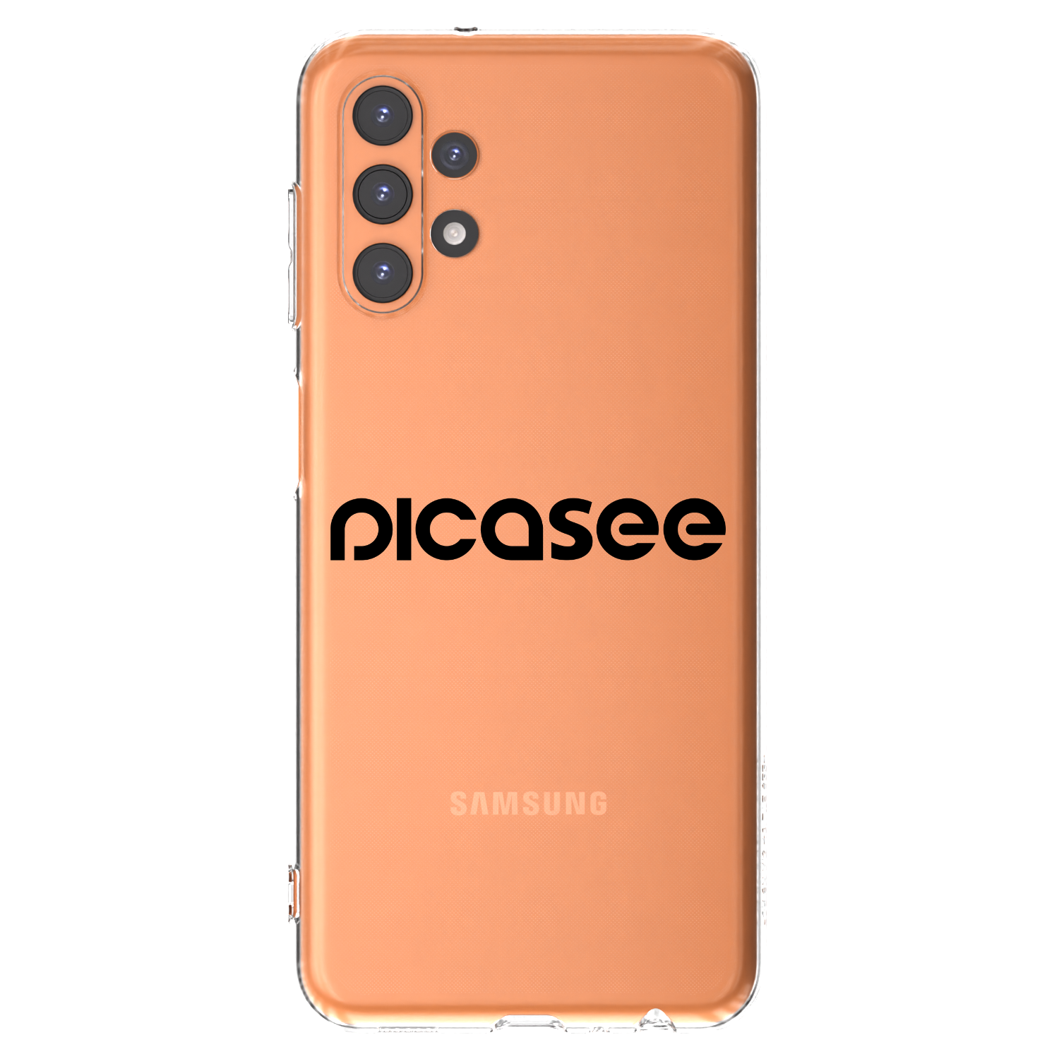 Picasee silikonski prozorni ovitek za Samsung Galaxy A13 4G A135 - Picasee - new logo - black