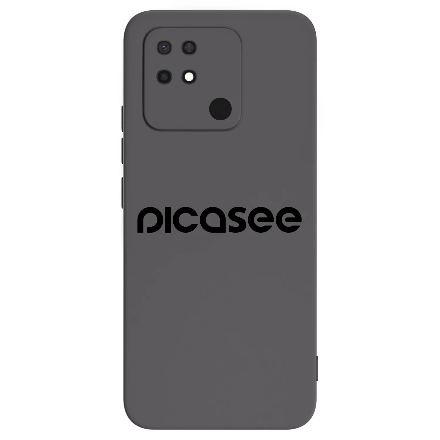 Picasee silikonski črni ovitek za Xiaomi Redmi 10C - Picasee - new logo - black