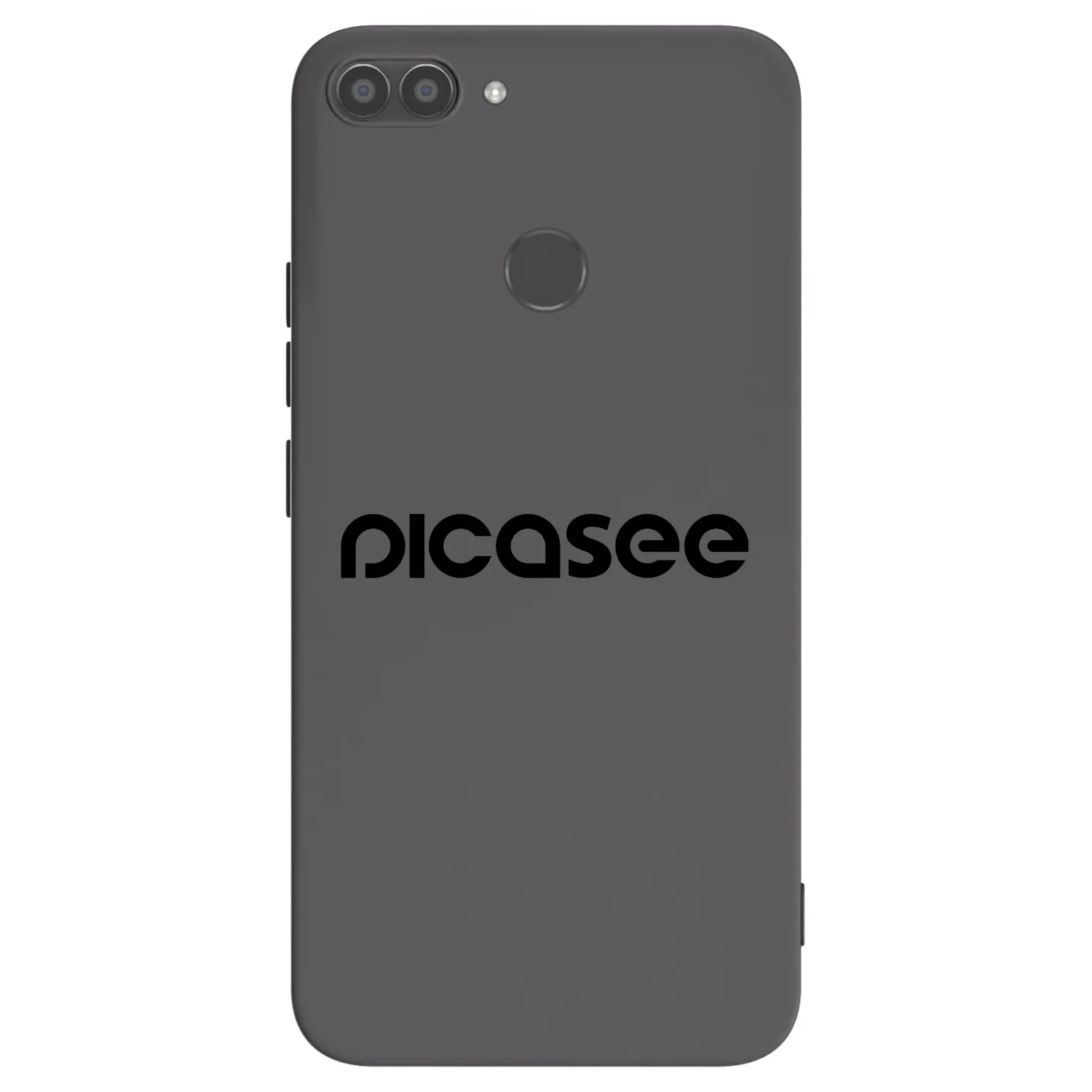Picasee silikonski črni ovitek za Huawei P Smart - Picasee - new logo - black