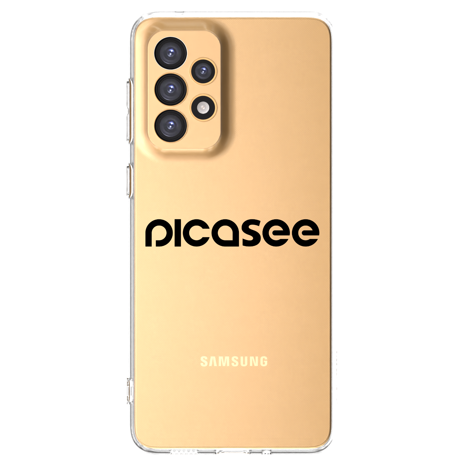 Picasee silikonski prozorni ovitek za Samsung Galaxy A33 5G A336 - Picasee - new logo - black