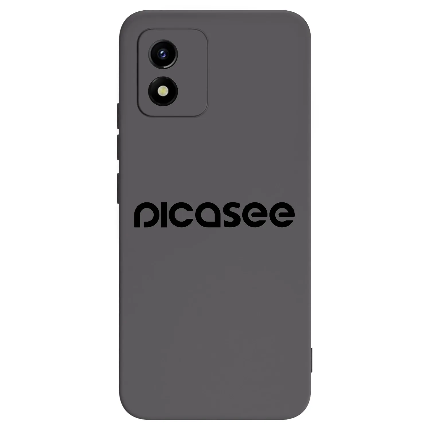 Picasee silikonski črni ovitek za Vivo Y01 - Picasee - new logo - black