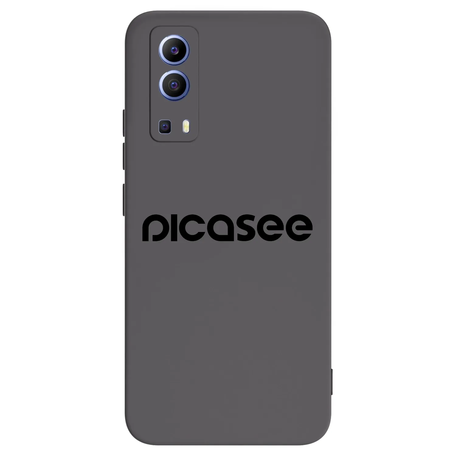 Picasee silikonski črni ovitek za Vivo Y52 5G - Picasee - new logo - black