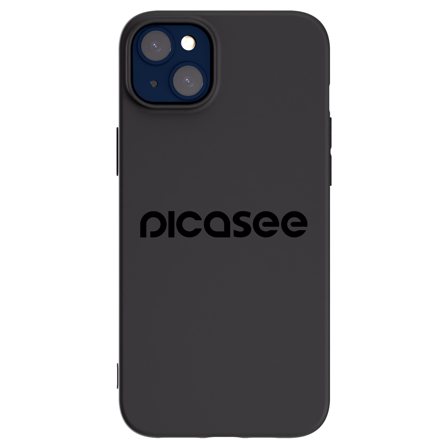 Picasee silikonski črni ovitek za Apple iPhone 14 Plus - Picasee - new logo - black