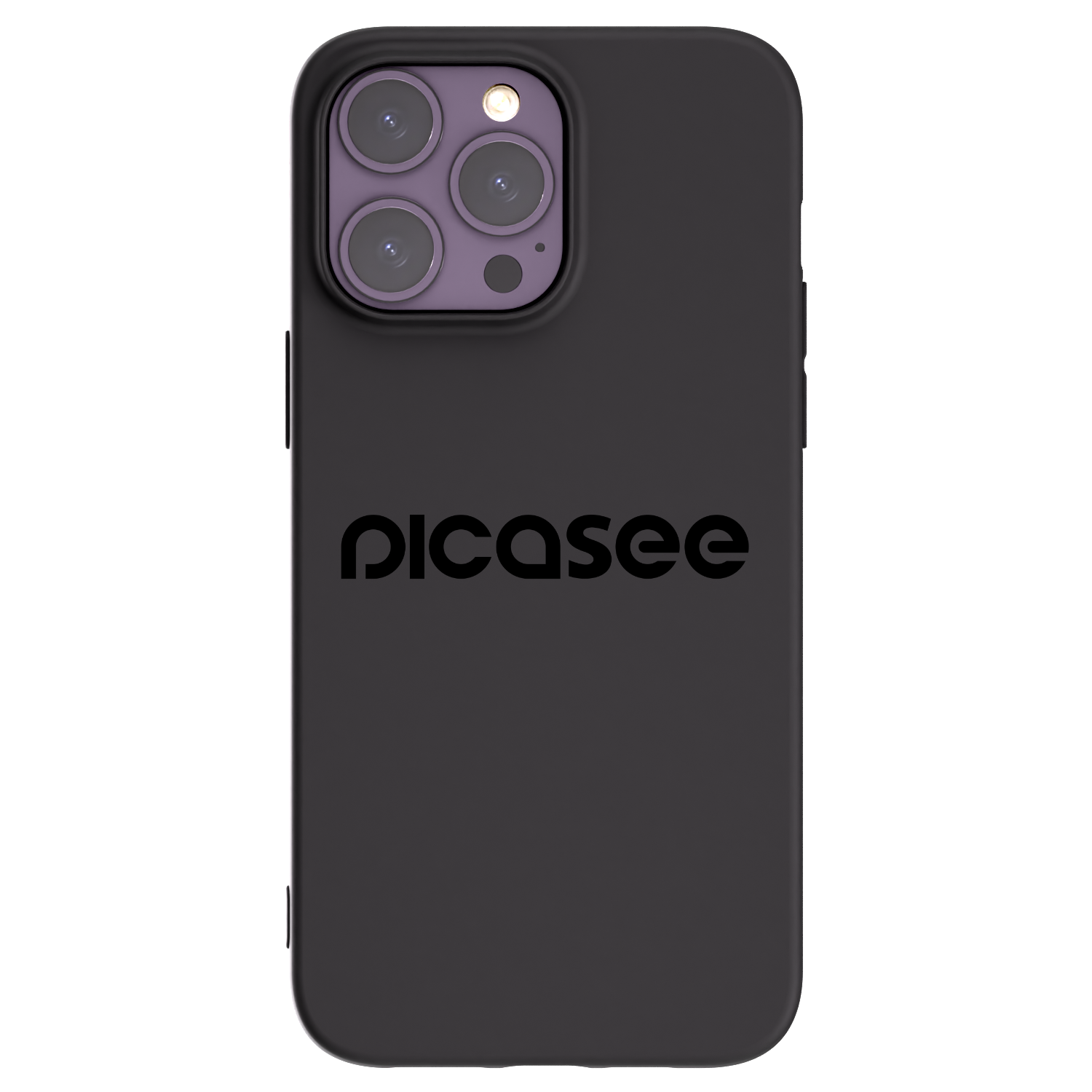 Picasee silikonski črni ovitek za Apple iPhone 14 Pro Max - Picasee - new logo - black