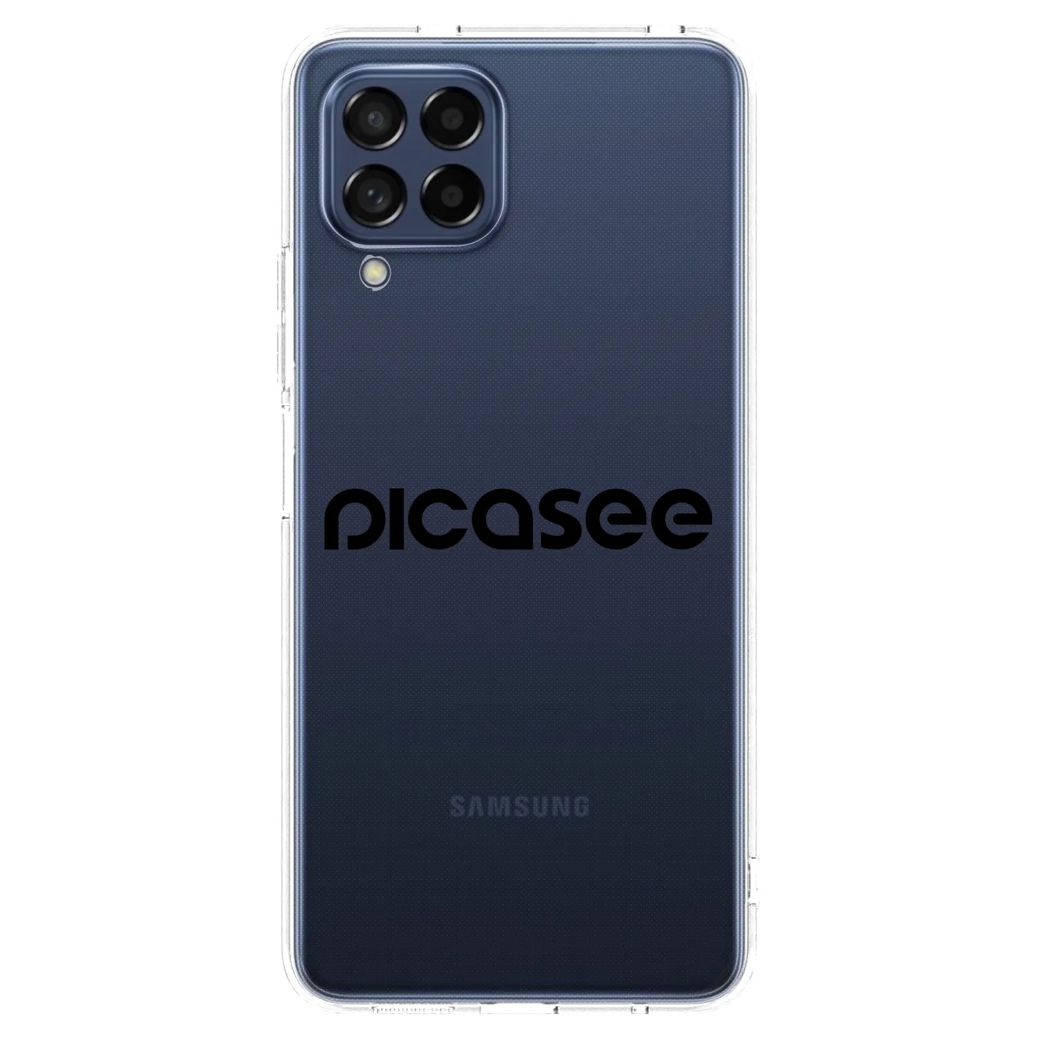 Picasee silikonski prozorni ovitek za Samsung Galaxy M53 5G - Picasee - new logo - black