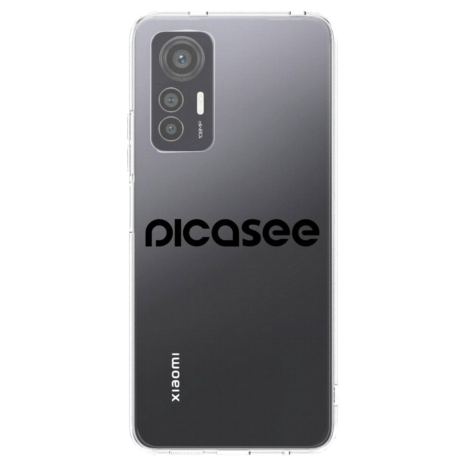 Picasee silikonski prozorni ovitek za Xiaomi 12 Lite - Picasee - new logo - black