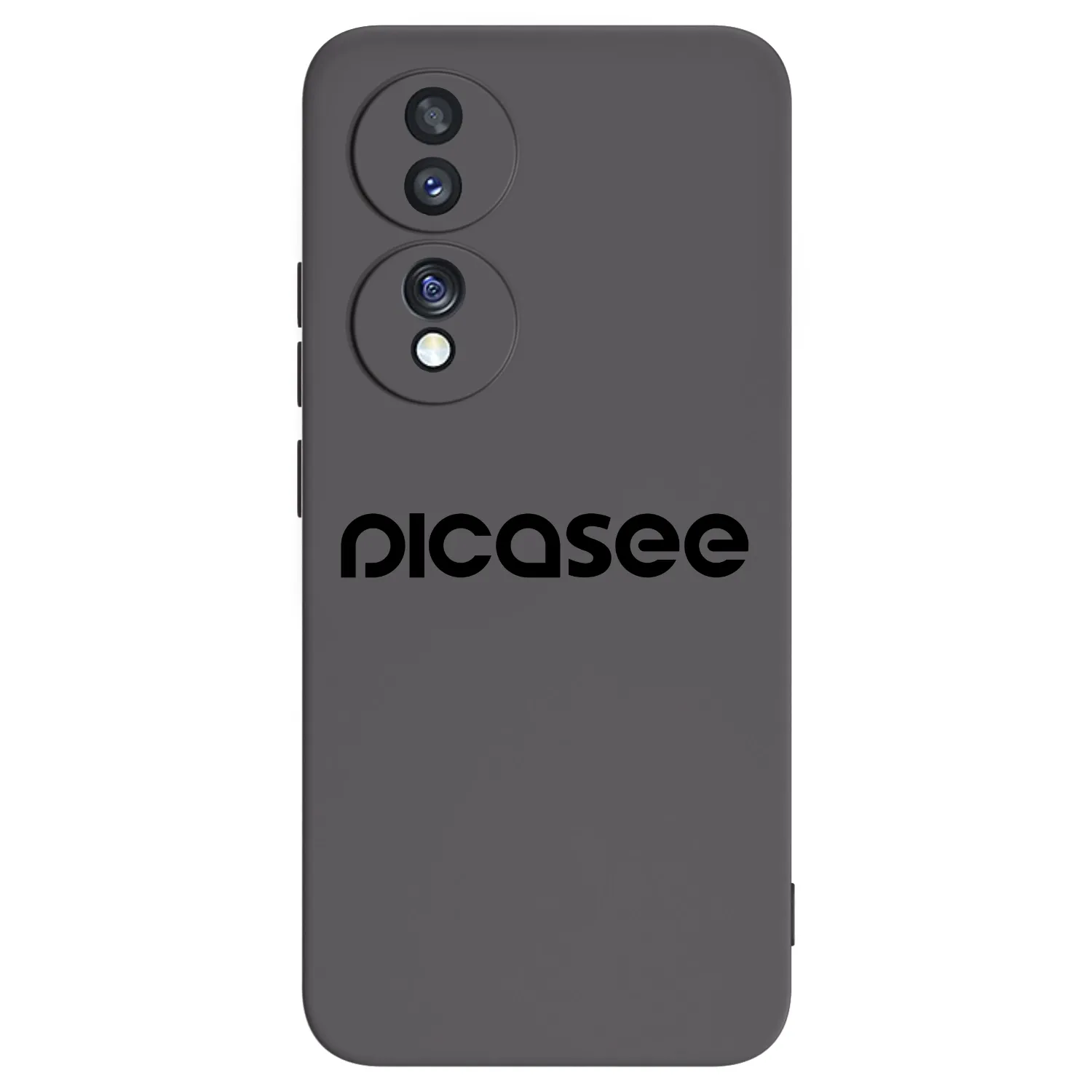 Picasee silikonski črni ovitek za Honor 70 - Picasee - new logo - black
