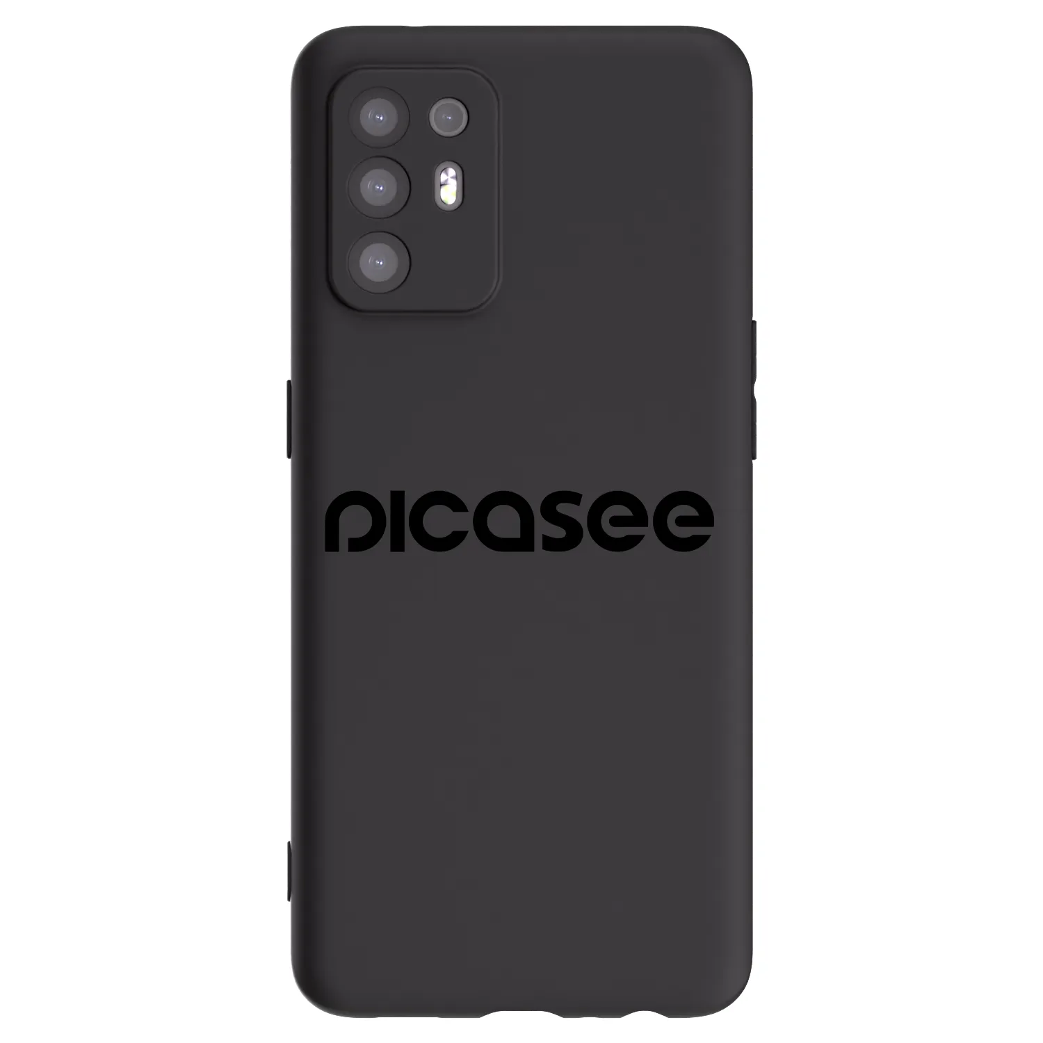 Picasee silikonski črni ovitek za OPPO A94 5G - Picasee - new logo - black