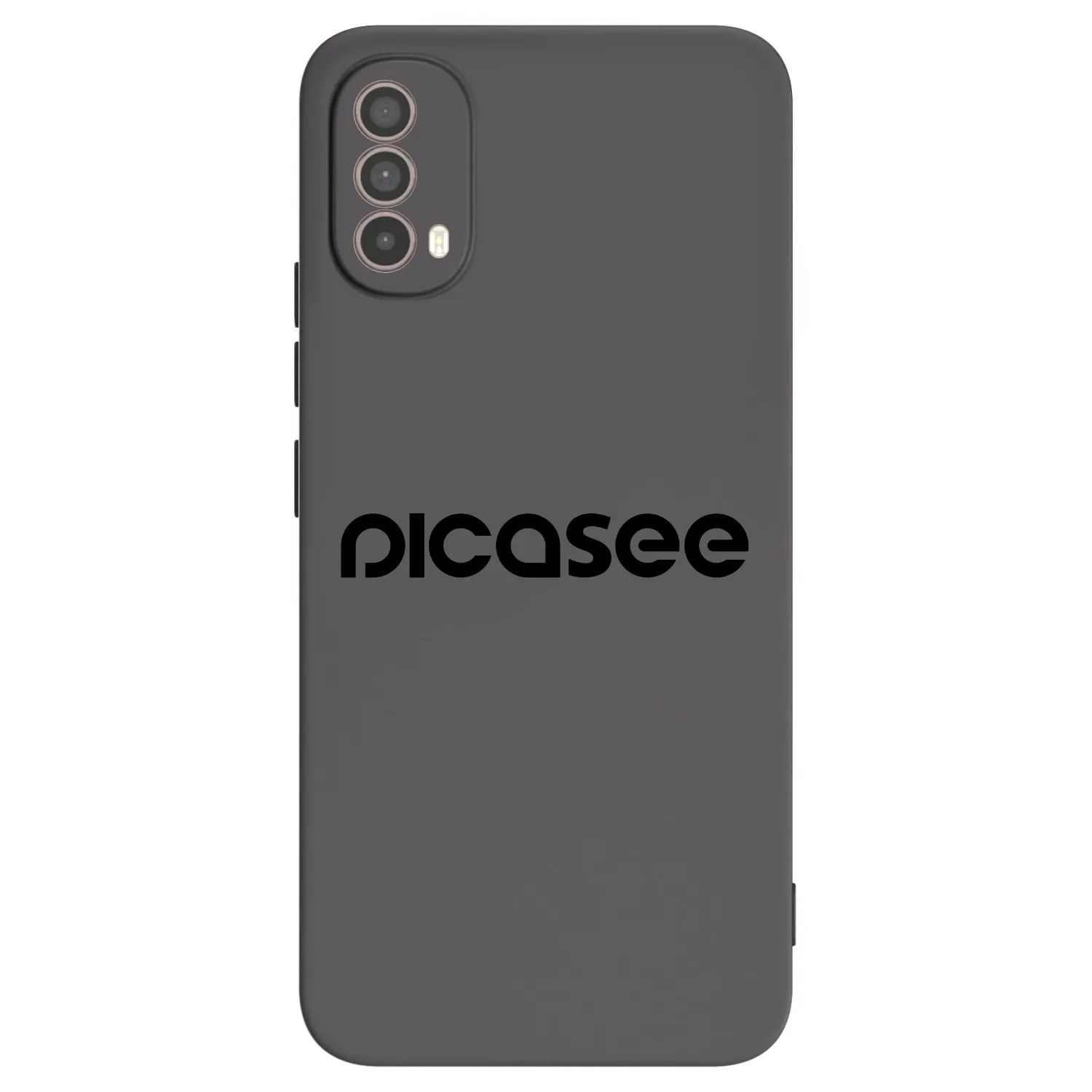 Picasee silikonski črni ovitek za Motorola Moto E40 - Picasee - new logo - black