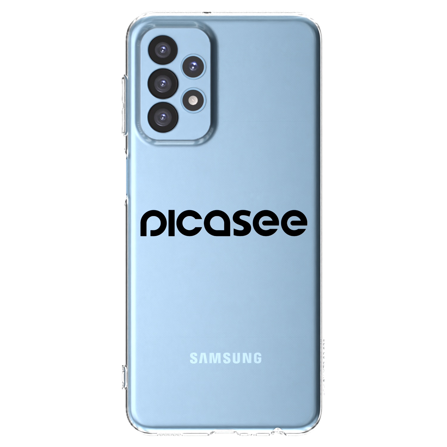 Picasee silikonski prozorni ovitek za Samsung Galaxy A23 A235F 4G - Picasee - new logo - black