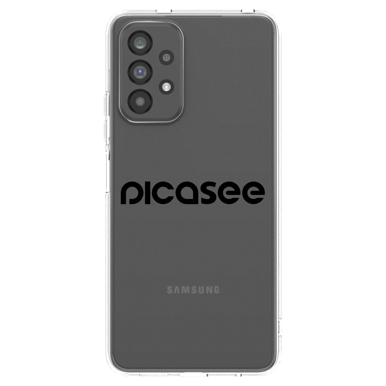 Picasee silikonski prozorni ovitek za Samsung Galaxy A73 5G - Picasee - new logo - black