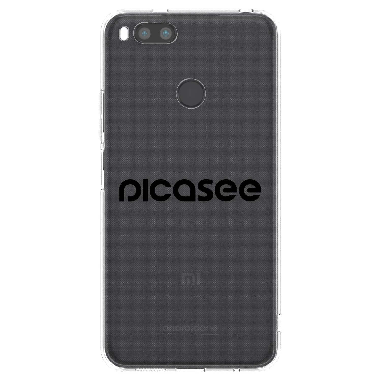 Picasee silikonski prozorni ovitek za Xiaomi Redmi A1 - Picasee - new logo - black