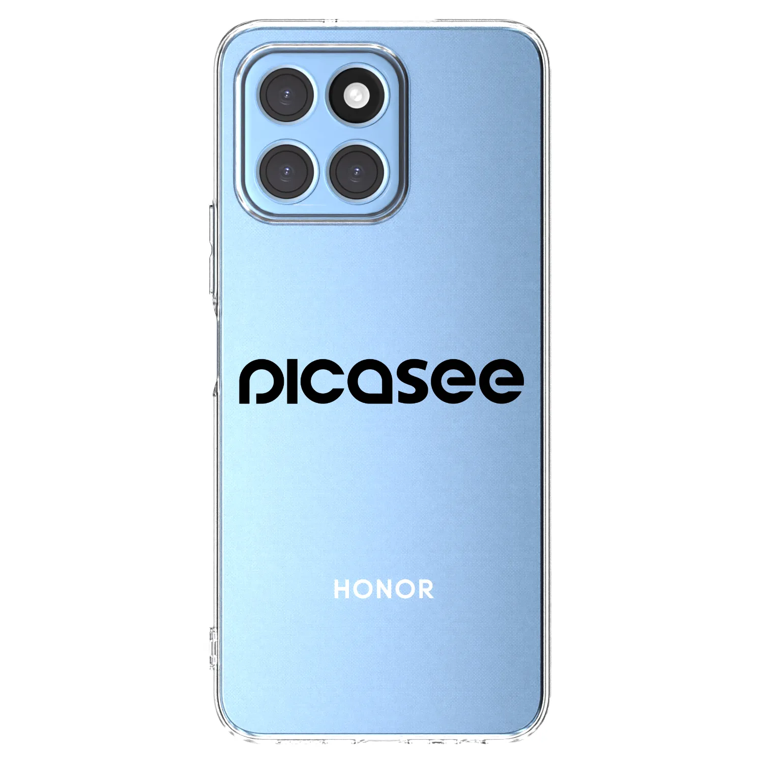 Picasee silikonski prozorni ovitek za Honor X6 - Picasee - new logo - black