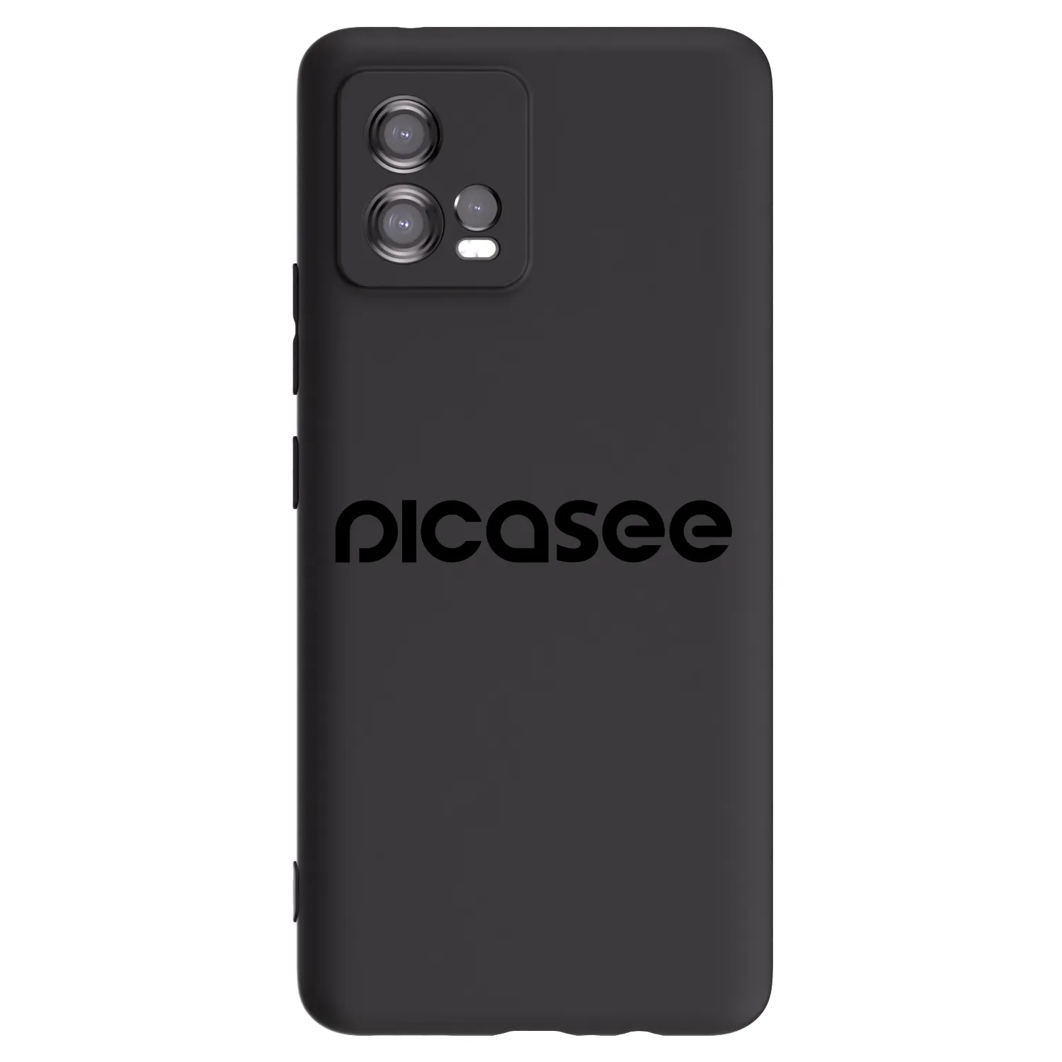 Picasee silikonski črni ovitek za Motorola Moto G72 - Picasee - new logo - black