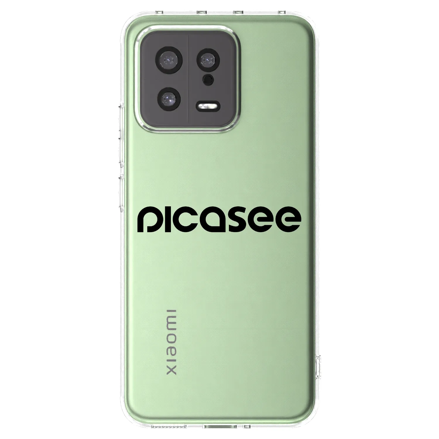 Picasee silikonski prozorni ovitek za Xiaomi 13 - Picasee - new logo - black