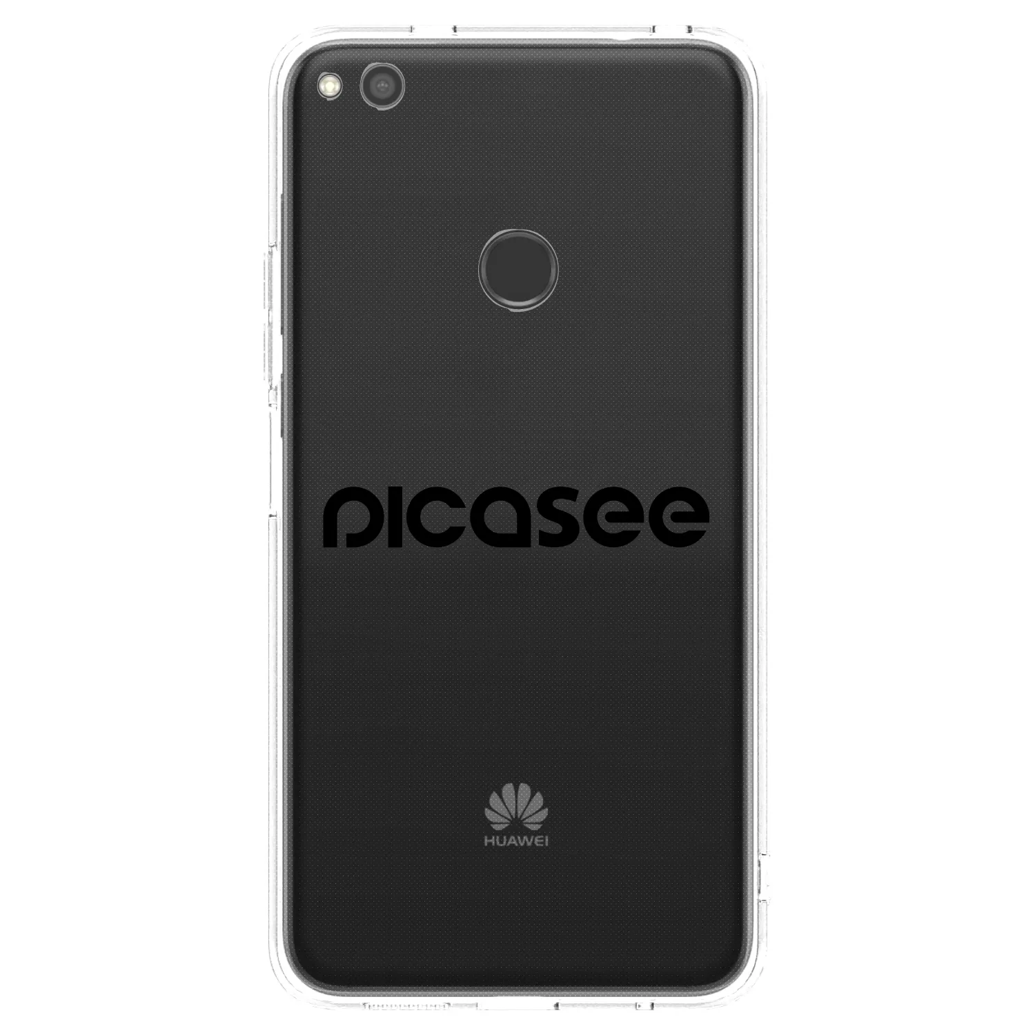 Picasee silikonski prozorni ovitek za Huawei P9 Lite 2017 - Picasee - new logo - black