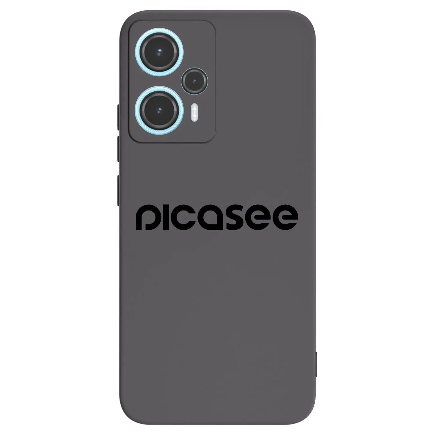 Picasee silikonski črni ovitek za Xiaomi Poco F5 - Picasee - new logo - black