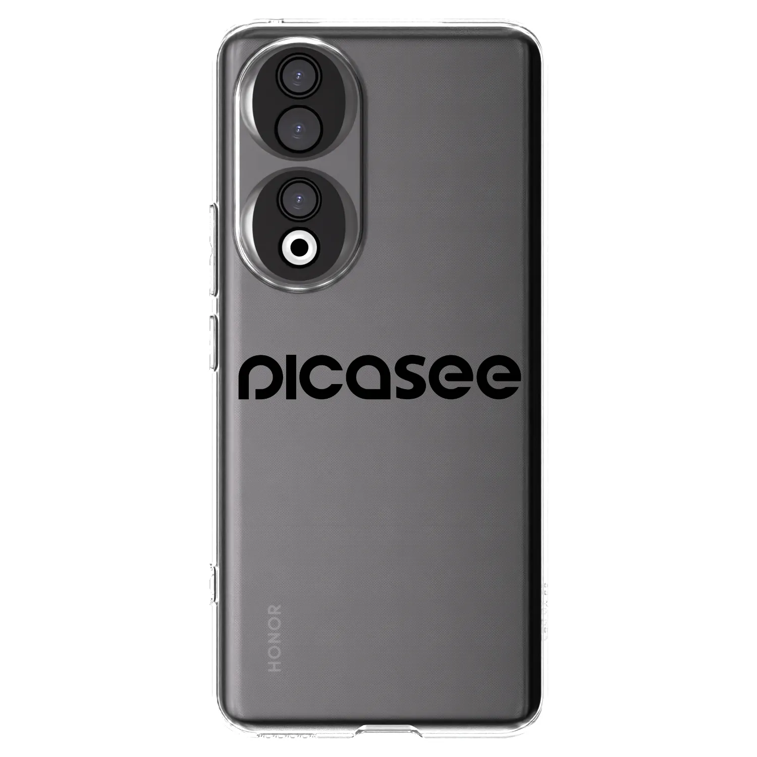 Picasee silikonski prozorni ovitek za Honor 90 5G - Picasee - new logo - black