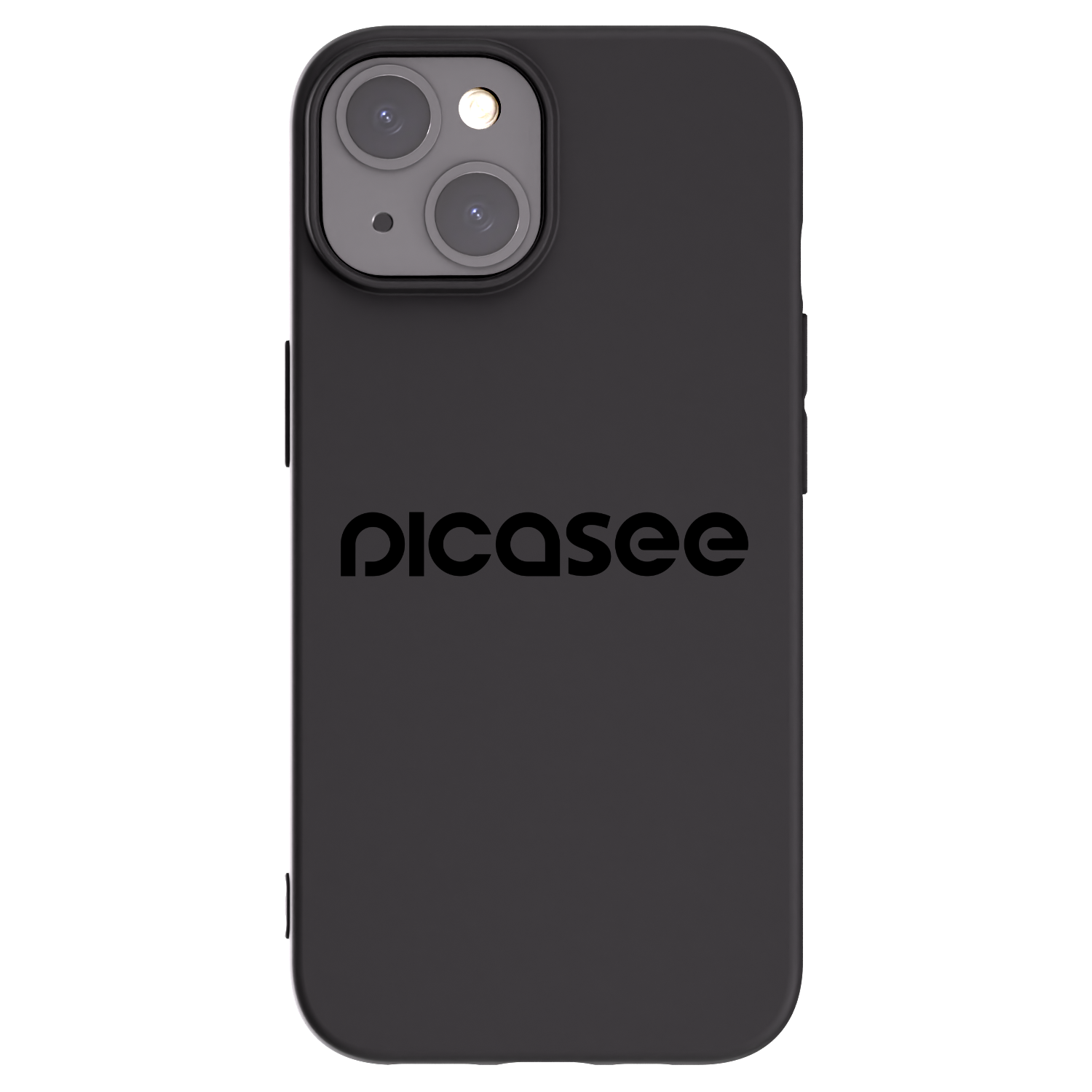 Picasee silikonski črni ovitek za Apple iPhone 15 - Picasee - new logo - black